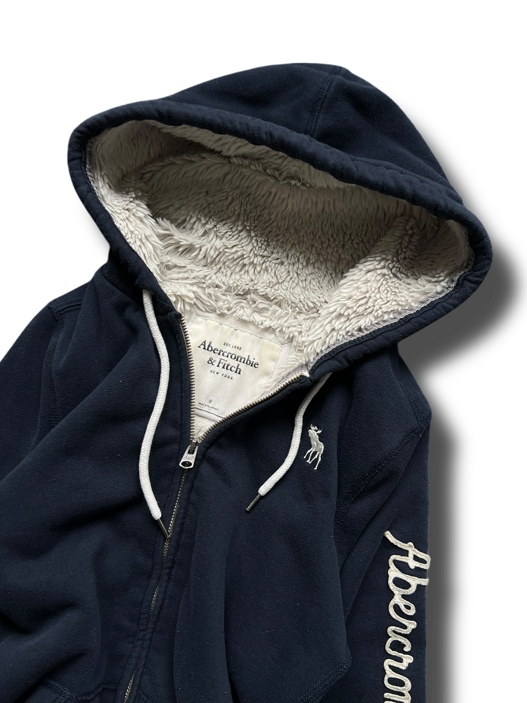 Vintage heavy Y2k girly furry Abercrombie & Fitch mikina