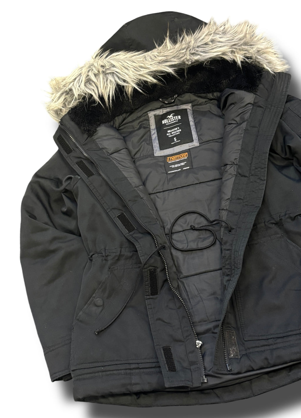 Y2k Hollister fur dámská zimní bunda