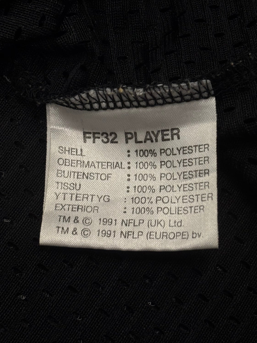 Vintage NFL rare Raiders 1991 dres