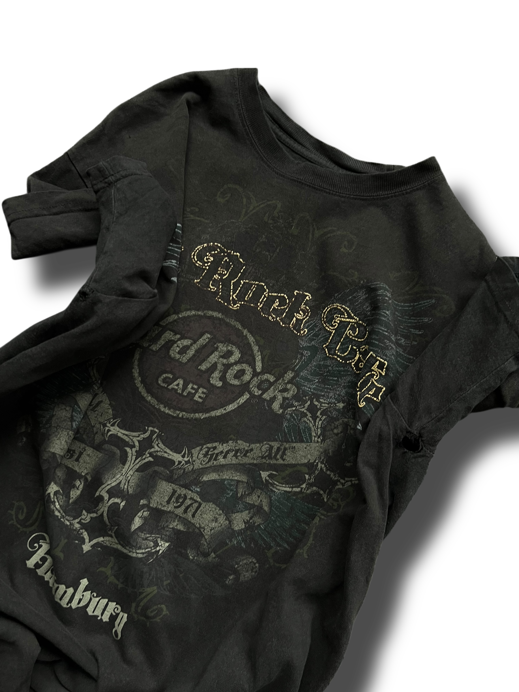 Vintage opium graphic Hard Rock triko