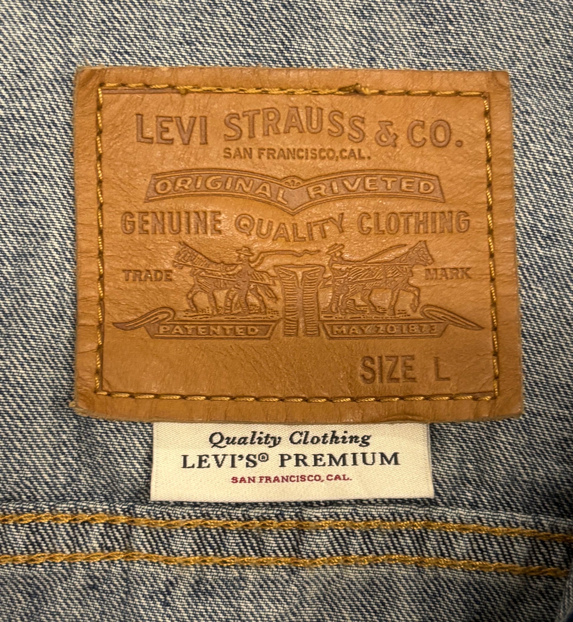 Levi’s vintage denim džínová bunda