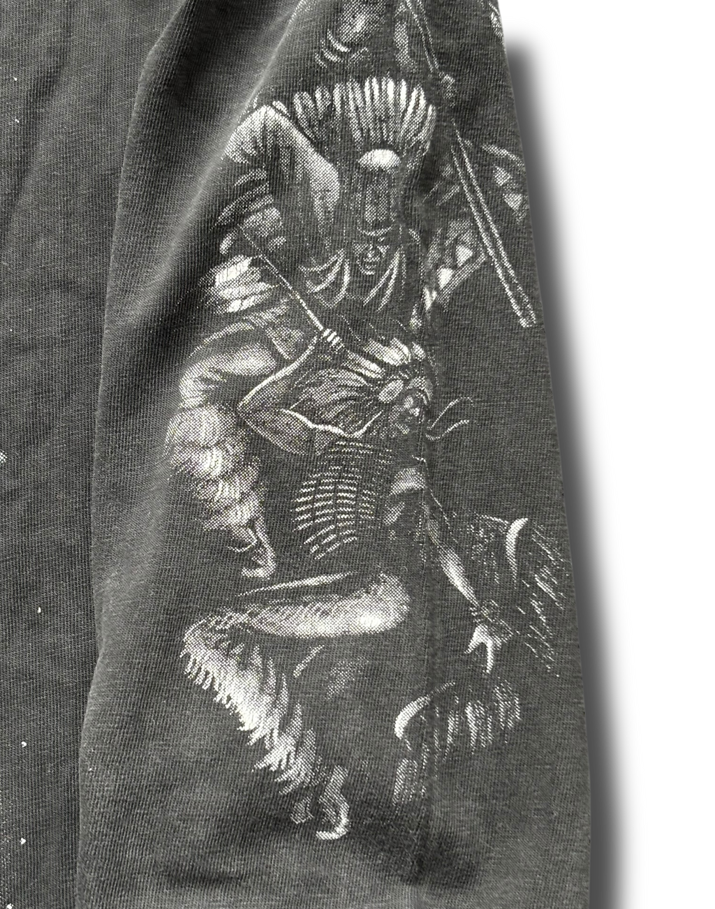 Vitnage 90s graphic wolf tričko s dlouhým rukávem