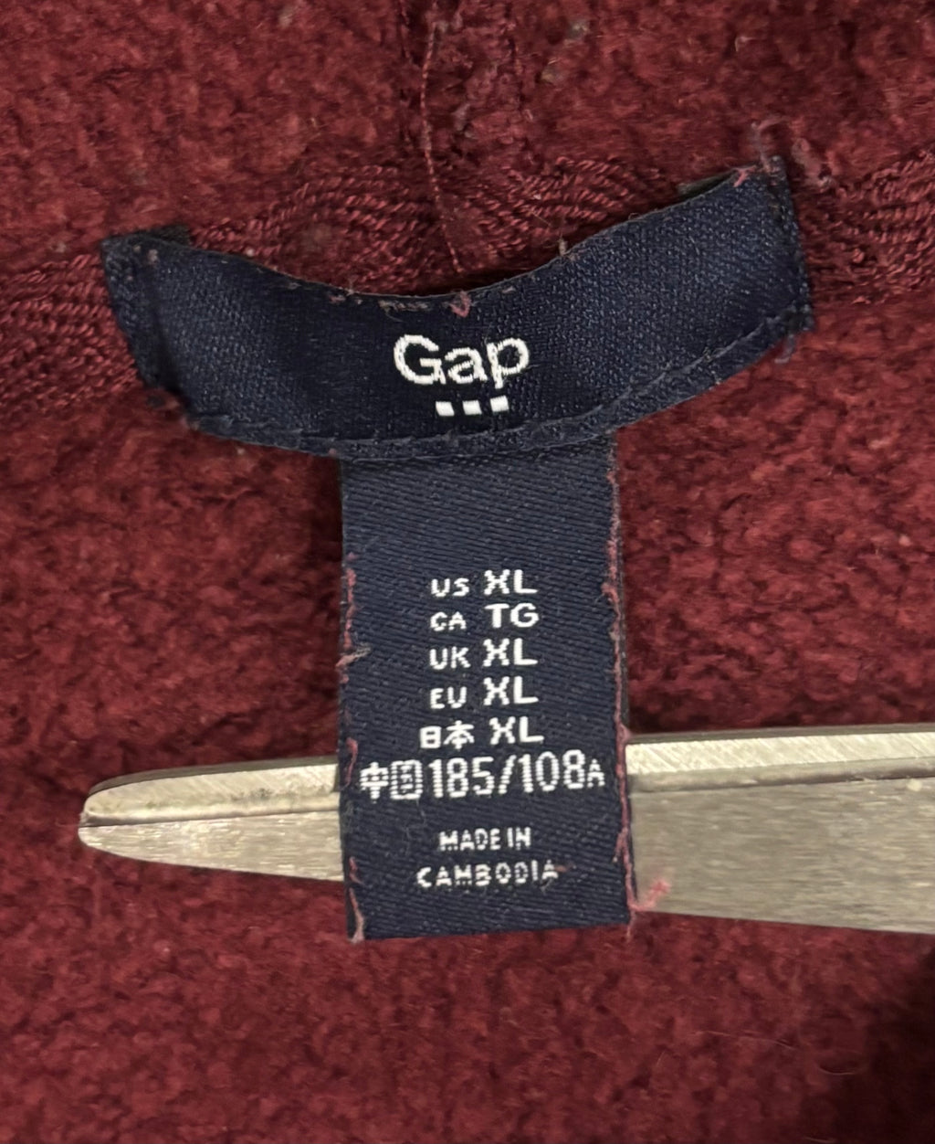 Gap logo baggy mikina