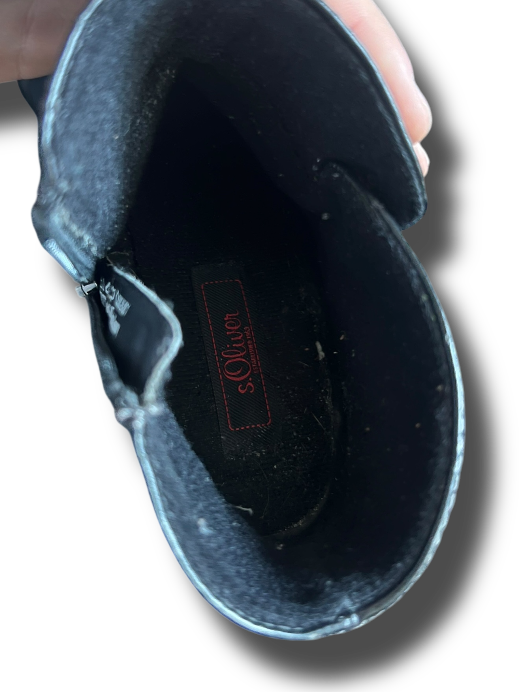 Vintage leather Oliver kozačky