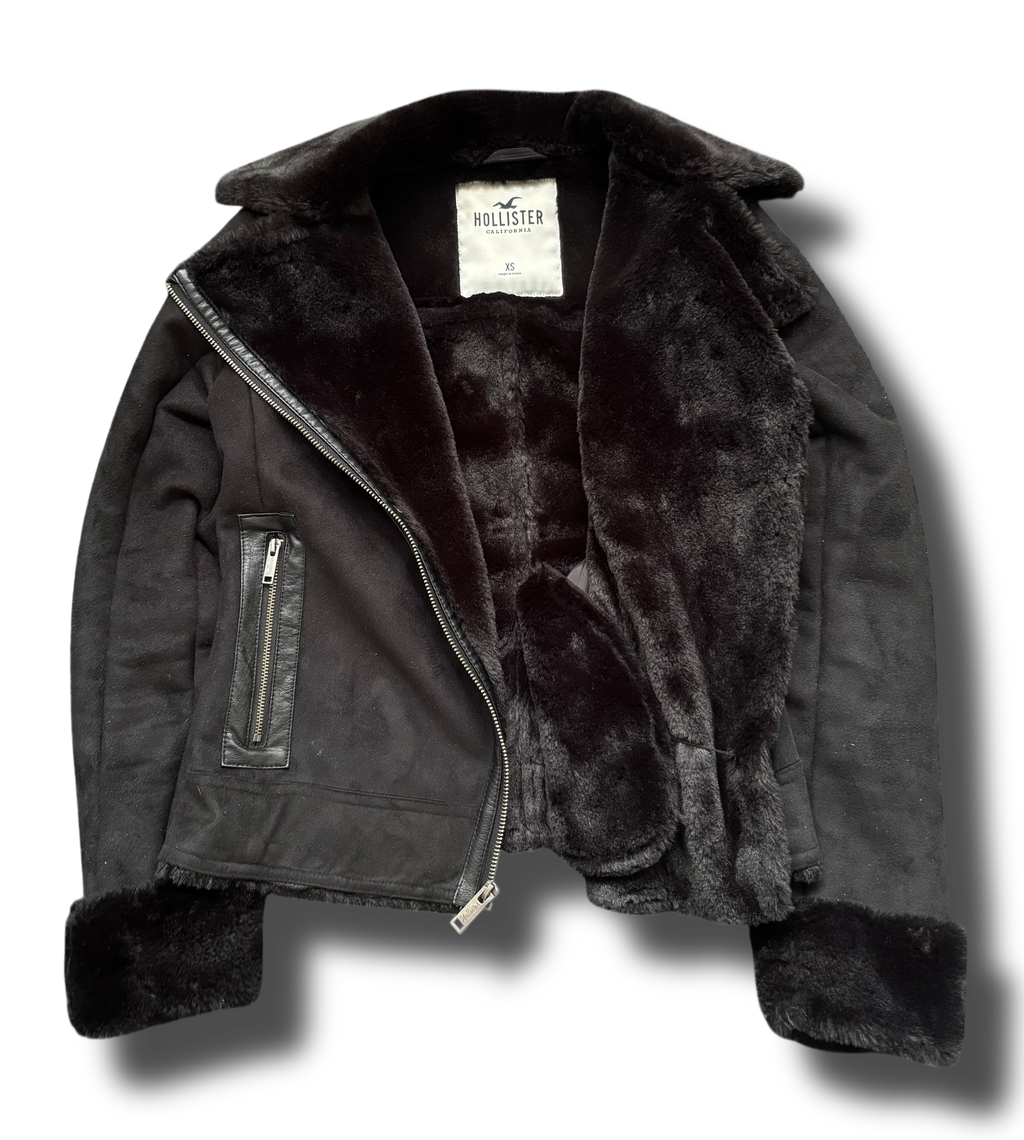 Y2K Hollister fur dámský kabát