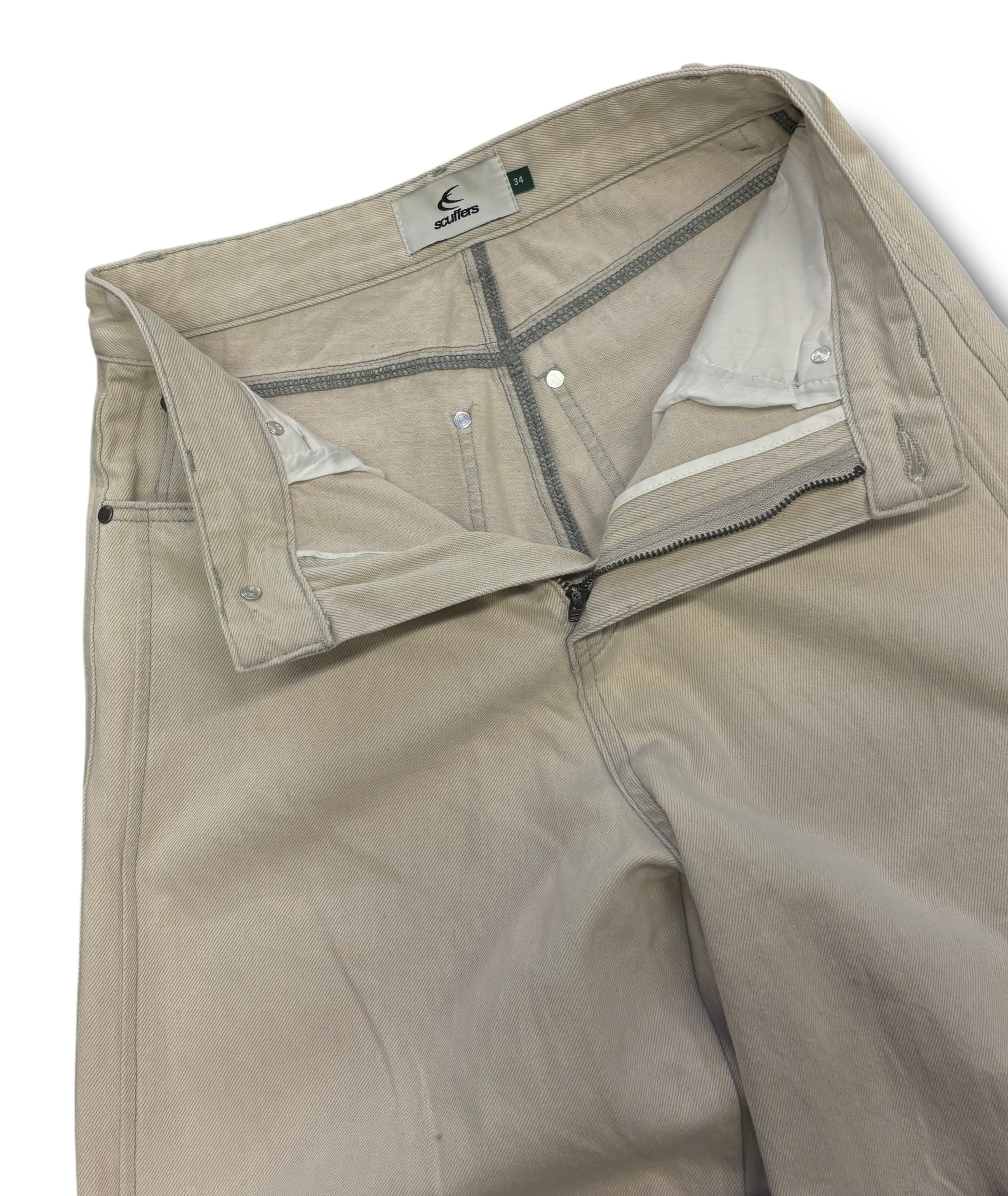 Scuffers baggy flared kalhoty