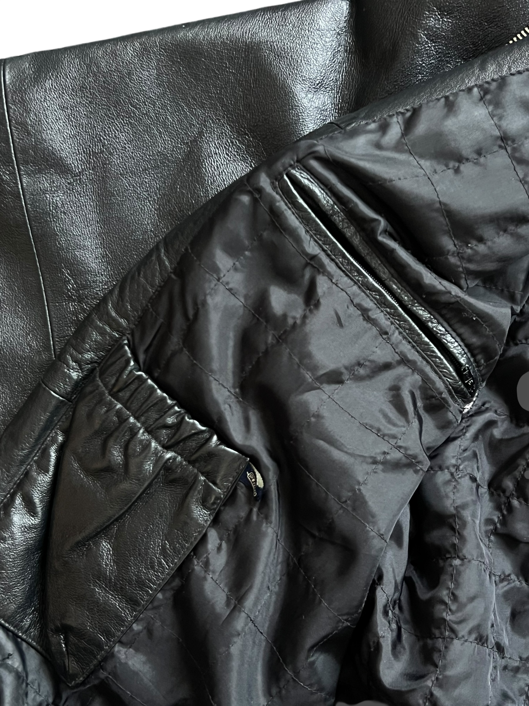 Vintage heavy real leather Tom Taylor kožená bunda