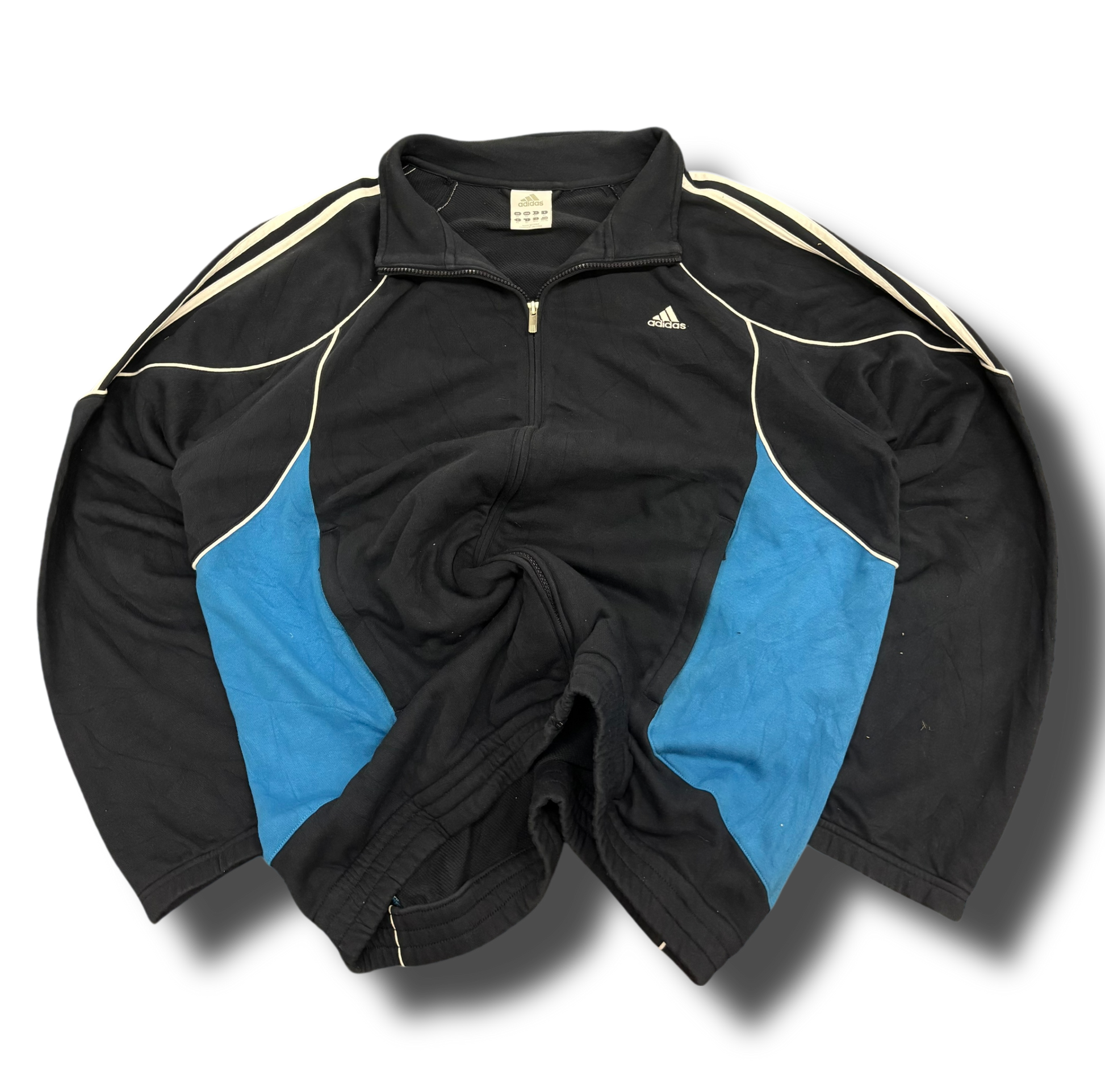 Vintage Y2K Adidas mikina na zip