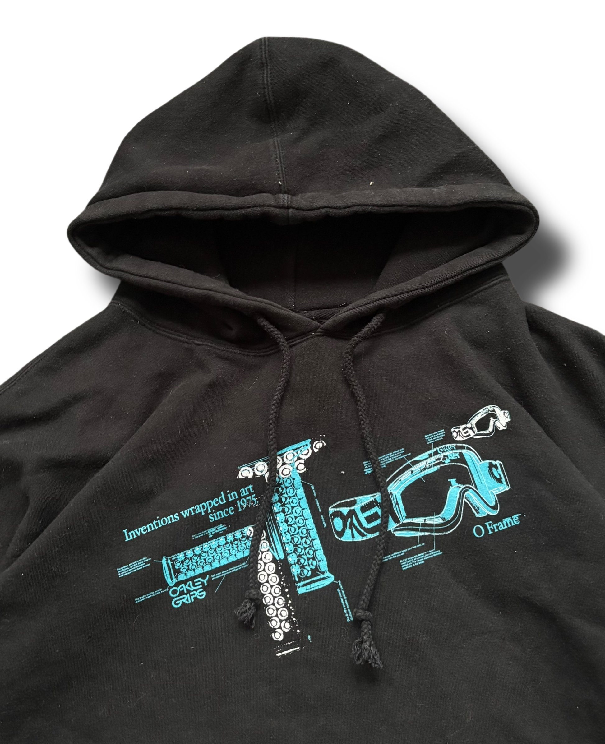 Y2K Oakley graphic mikina