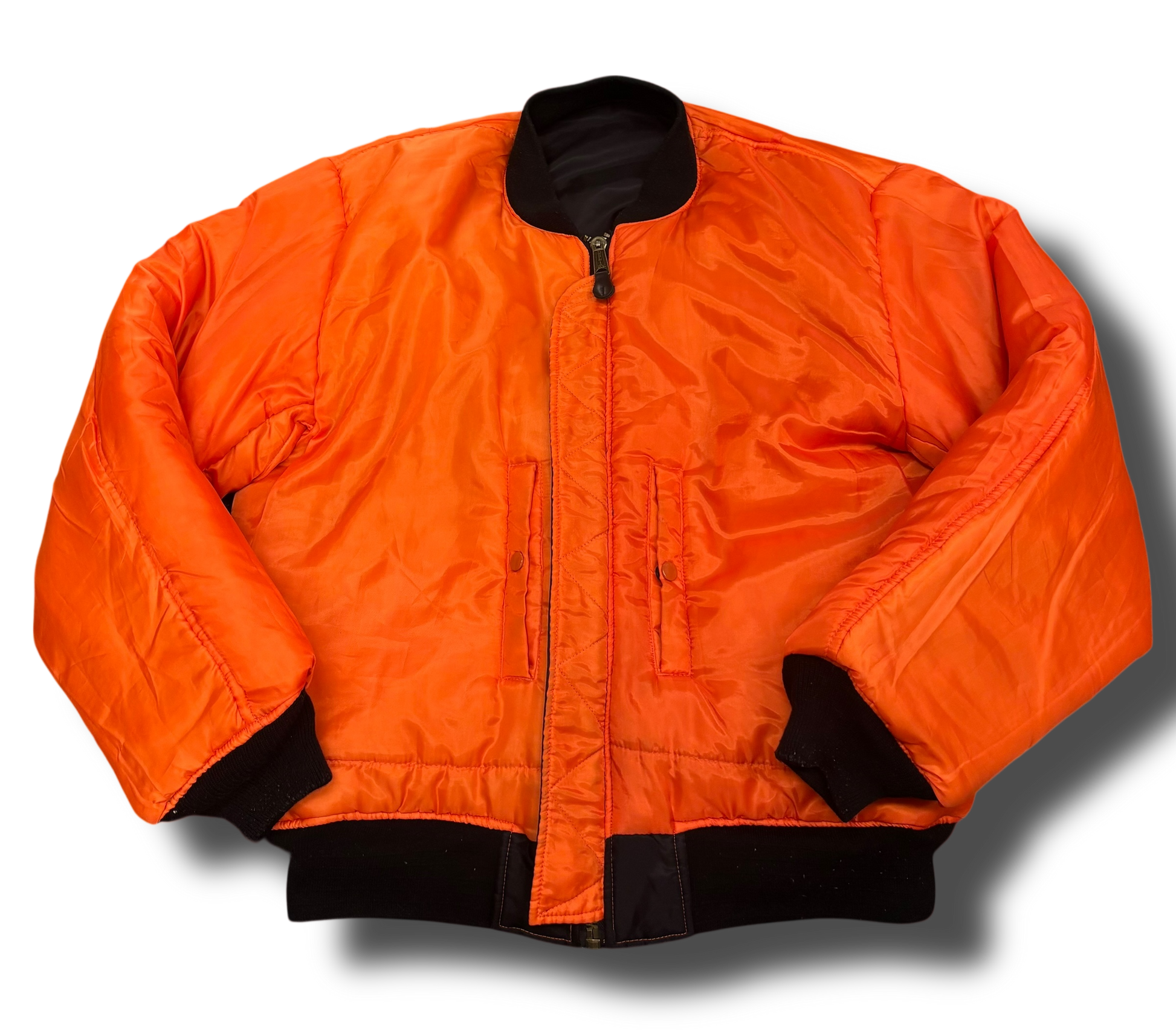 Vintage Delta army baggy bomber