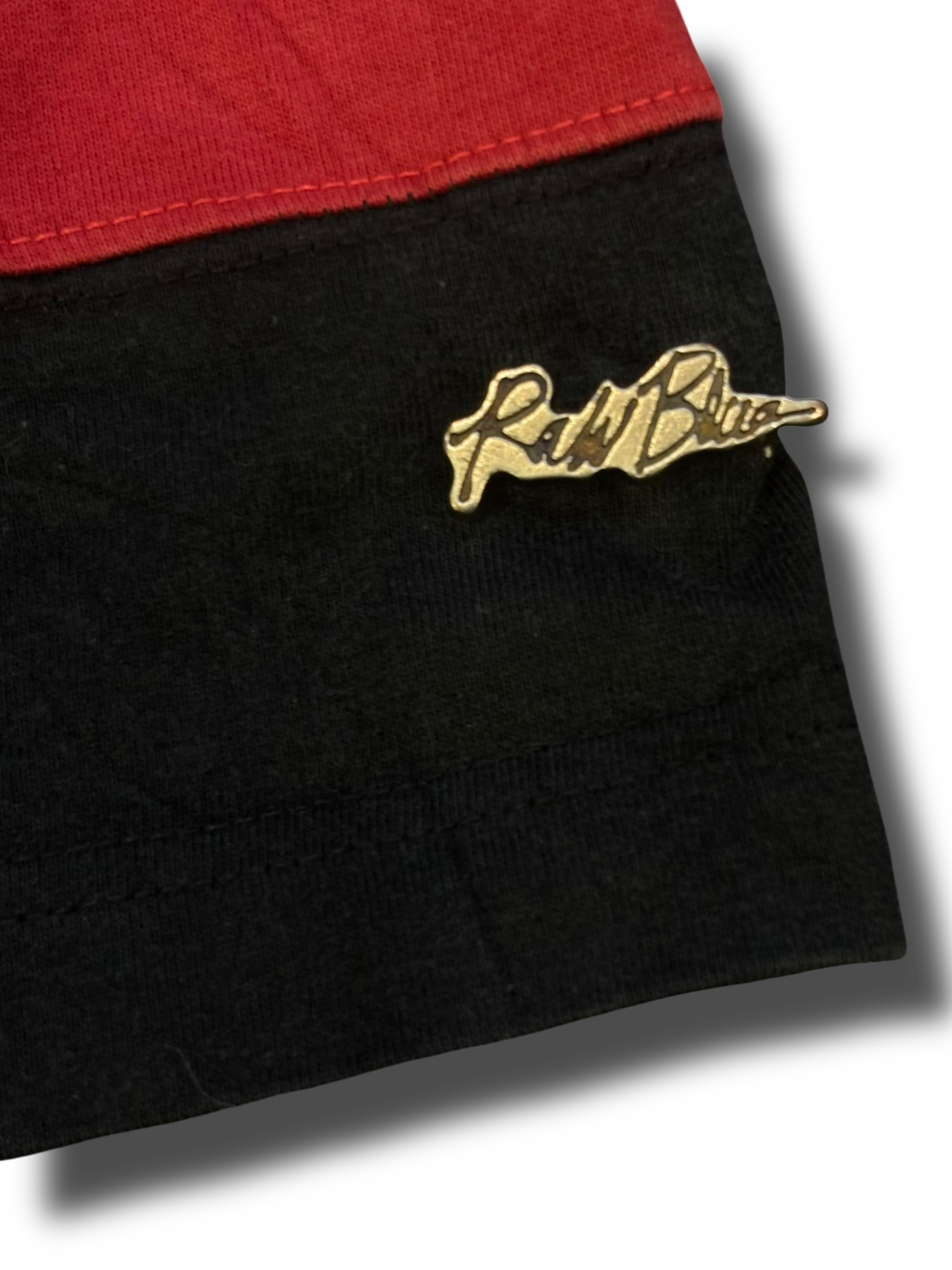 Vintage Y2K hip-hop Raw blue tričko