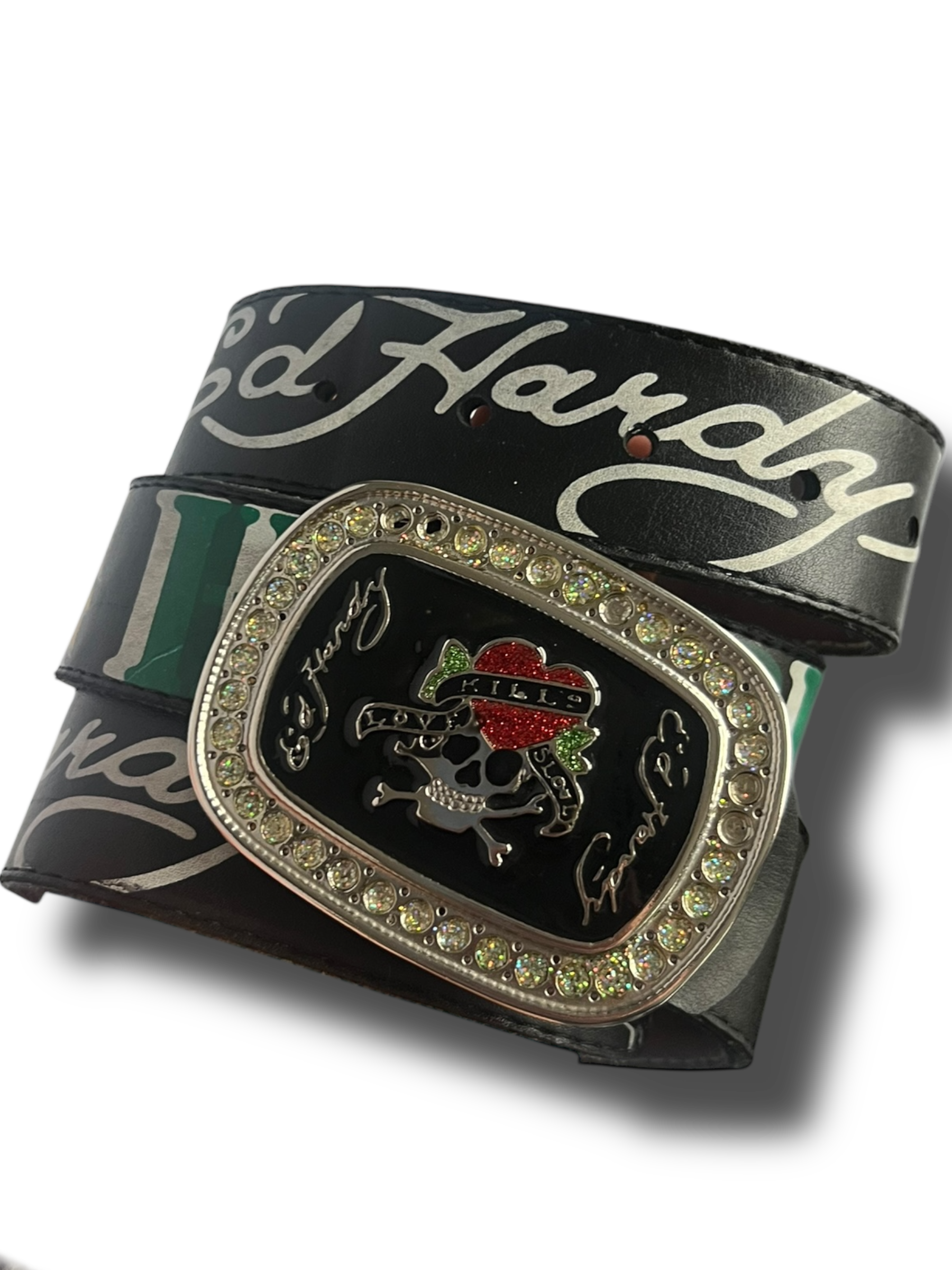 Vintage Y2k Ed Hardy pásek