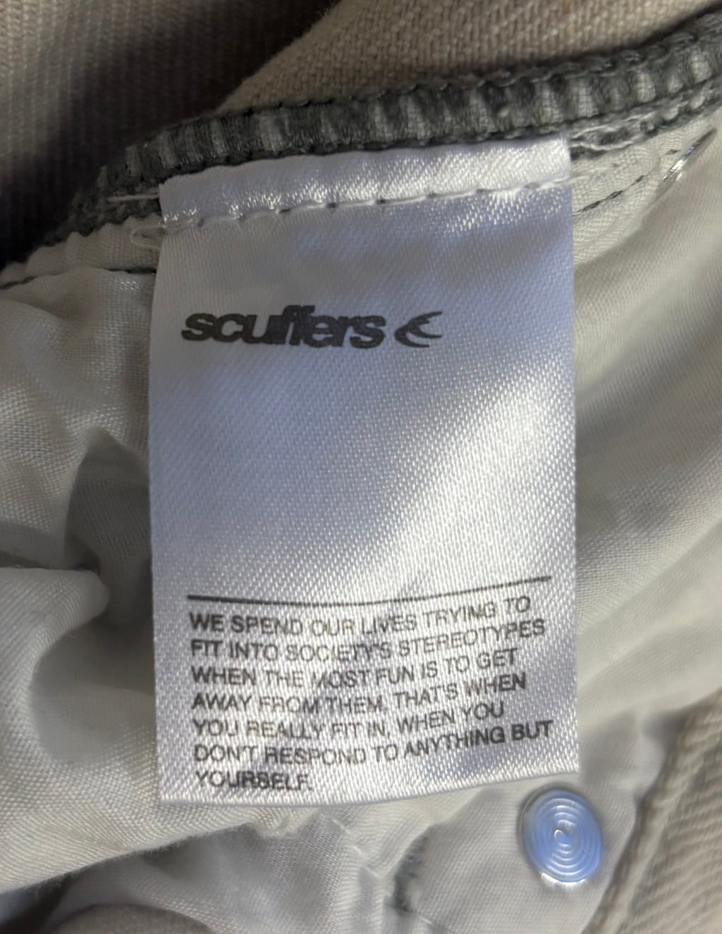 Scuffers baggy flared kalhoty