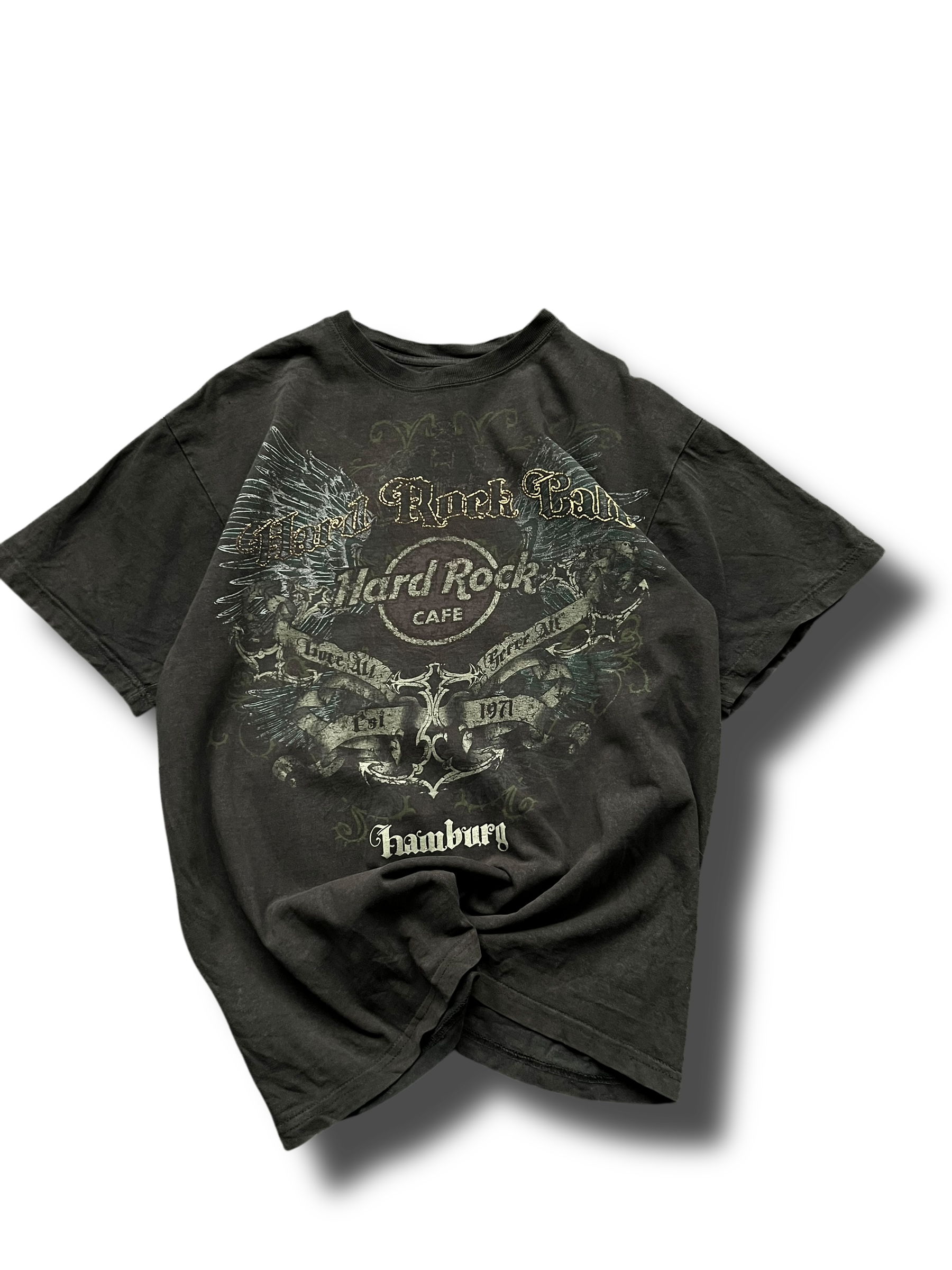 Vintage opium graphic Hard Rock triko