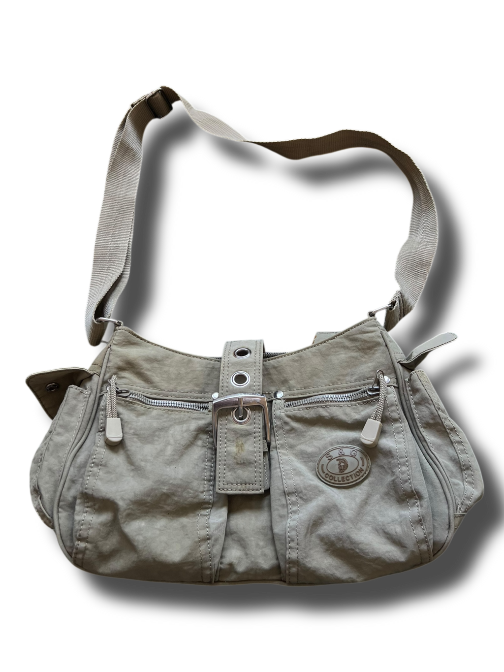 Vintage Y2k béžová kabelka