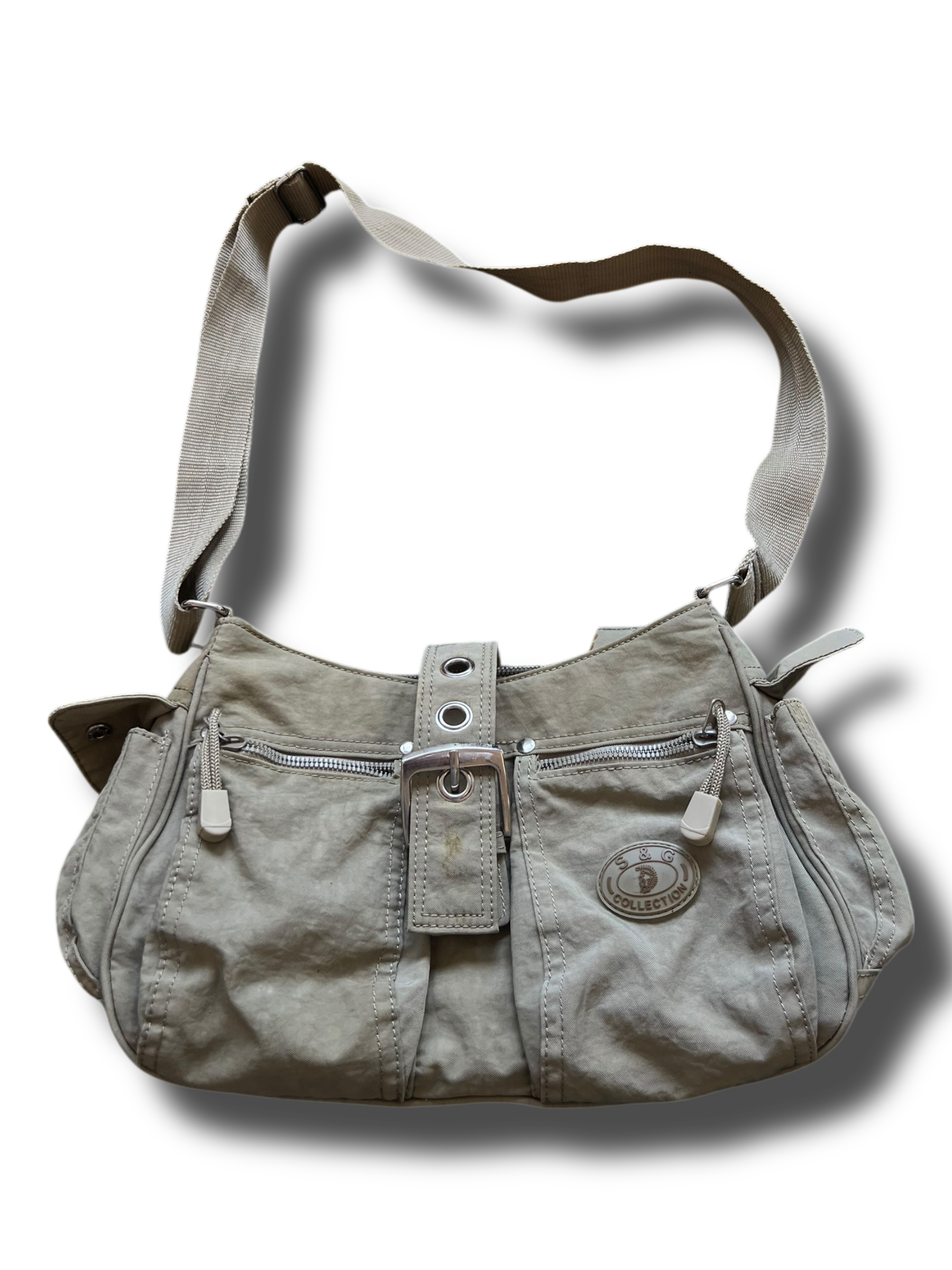 Vintage Y2k béžová kabelka