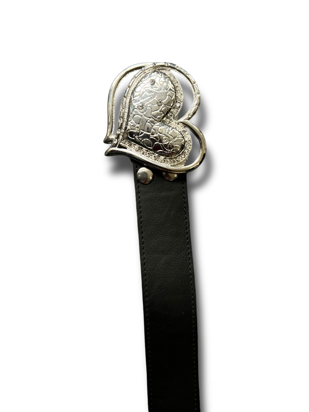 Vintage Y2k silver pásek