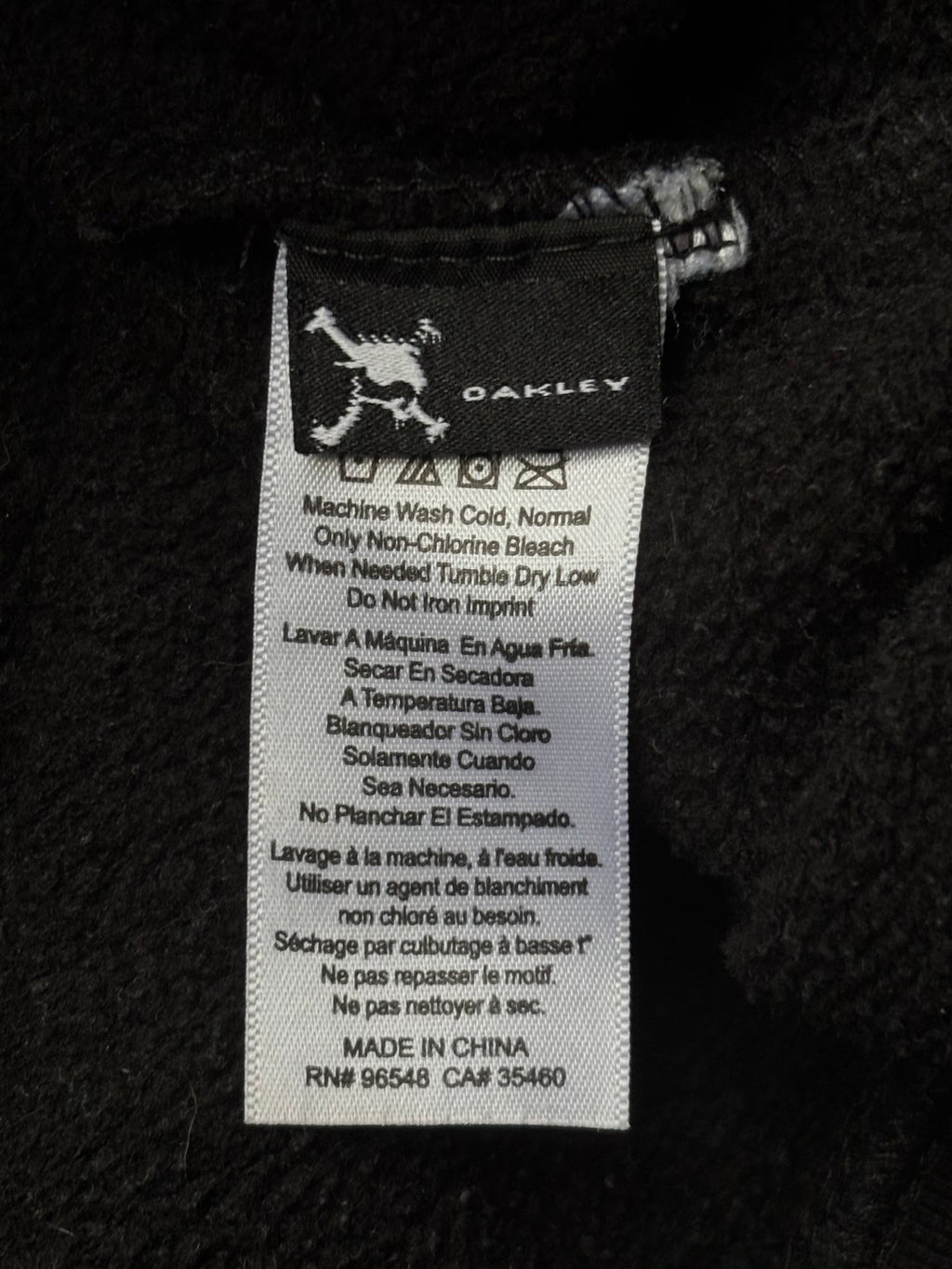 Y2K Oakley graphic mikina