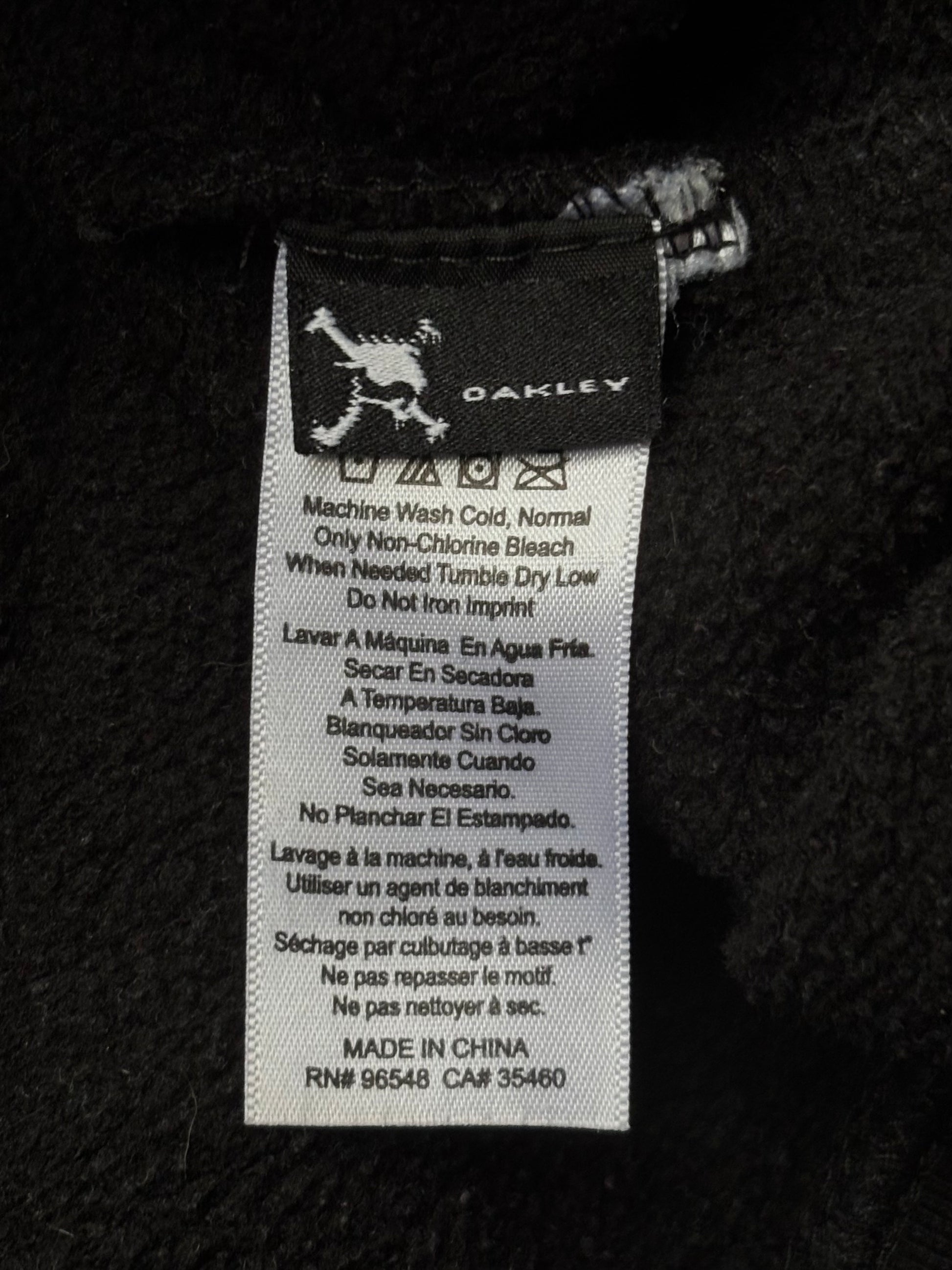 Y2K Oakley graphic mikina