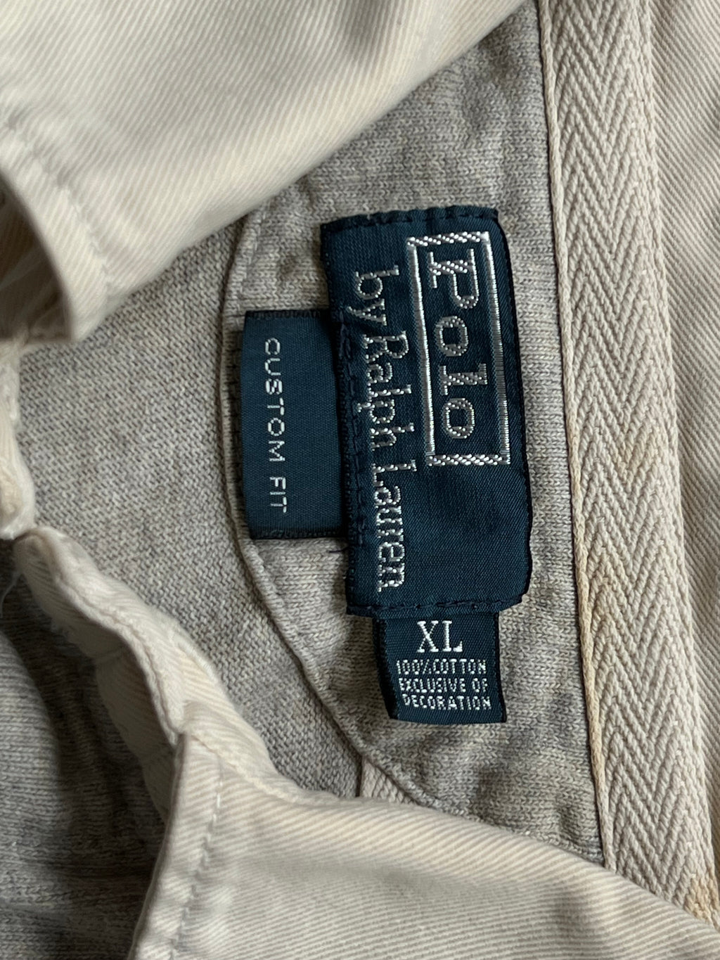 Vintage 90s heavy cotton Ralph Lauren polo longsleeve