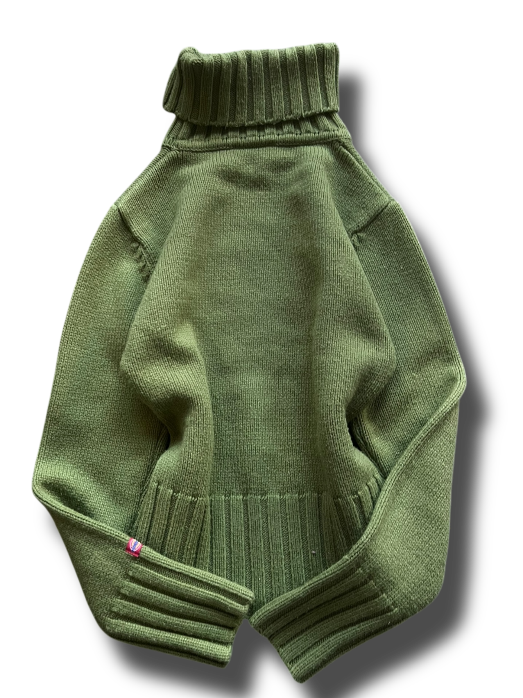 Vintage 90s girly khaki Dickies cropped svetr