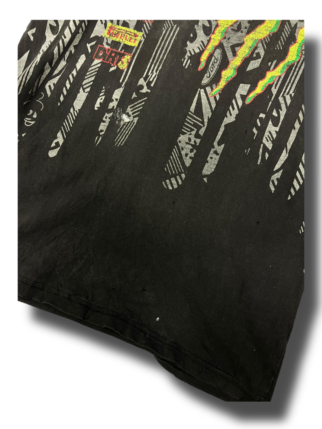 Vintage rare graphic Monster x DC shoes triko