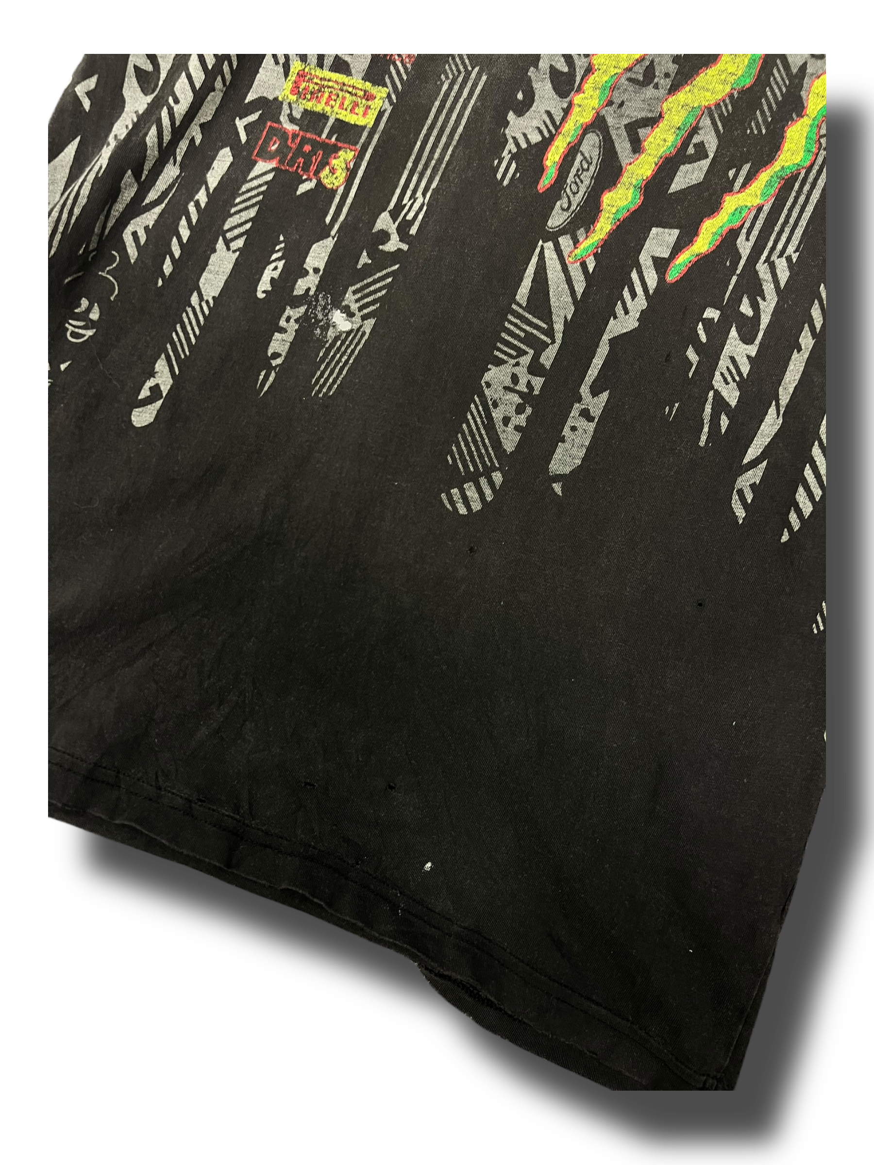 Vintage rare graphic Monster x DC shoes triko