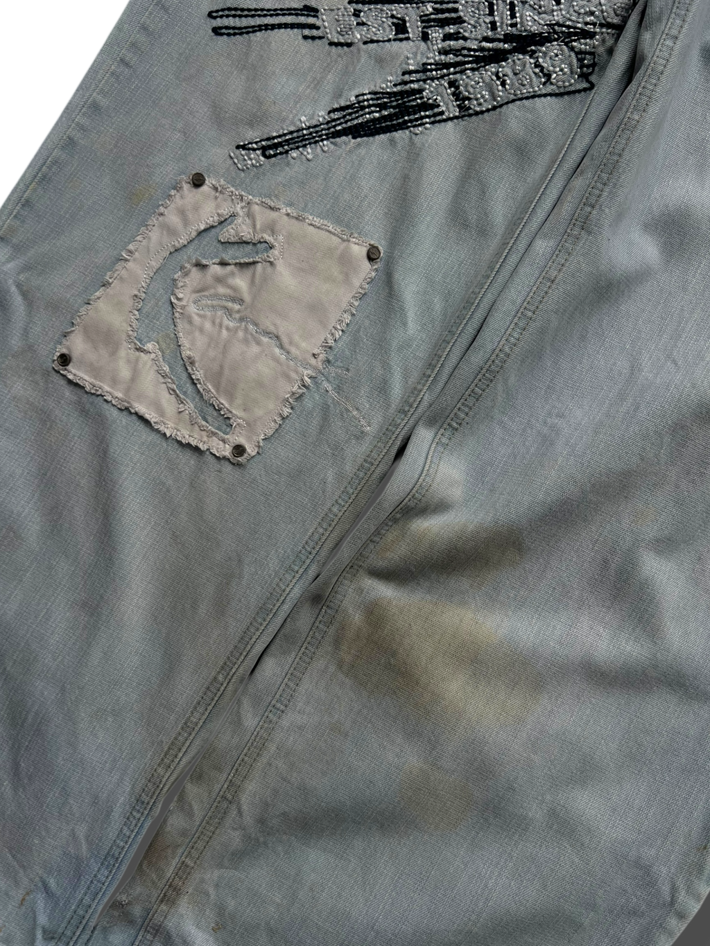 Vintage rare heavy washed Karl Kani jeans