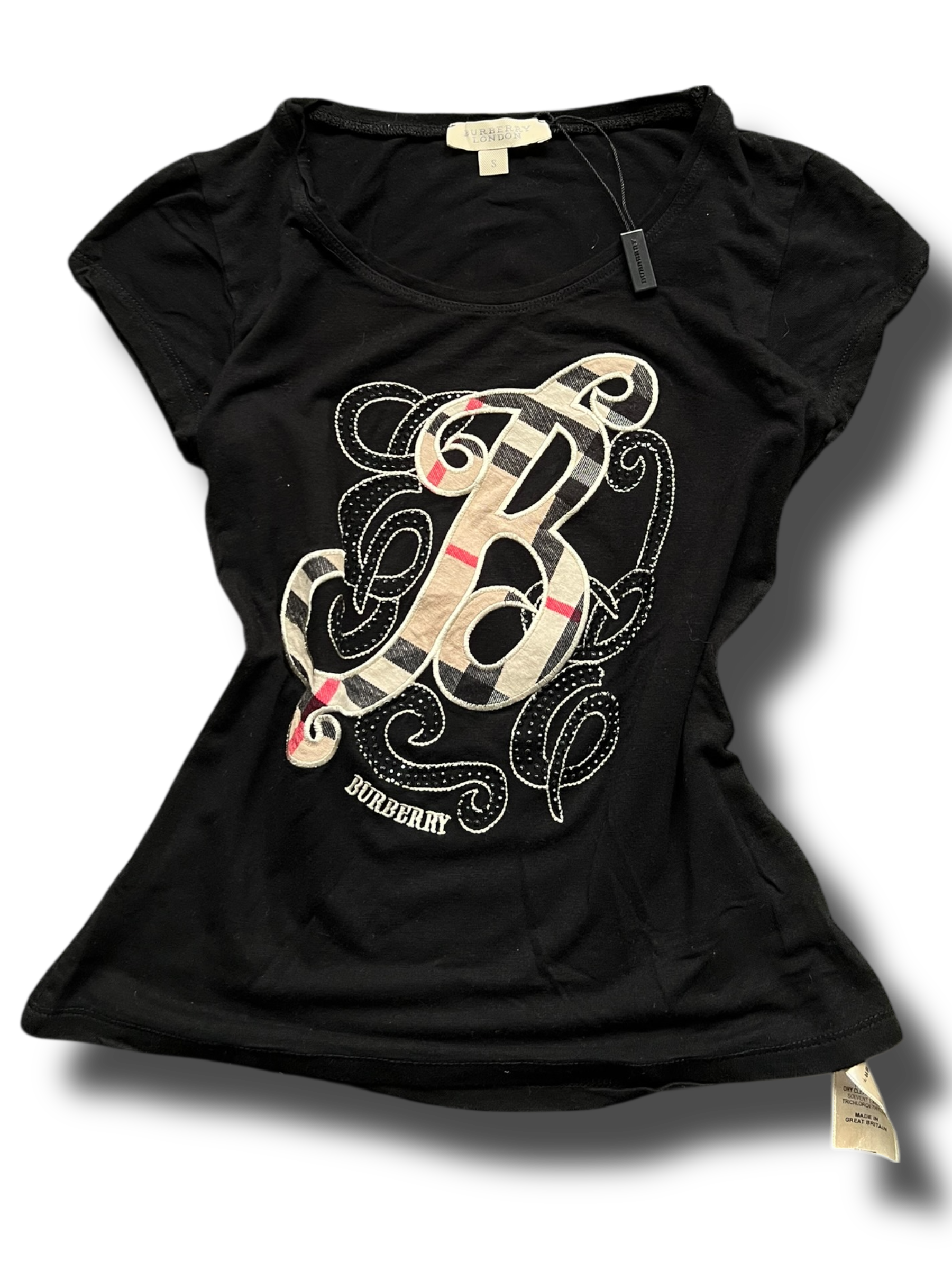 Vintage girly rare Burberry top