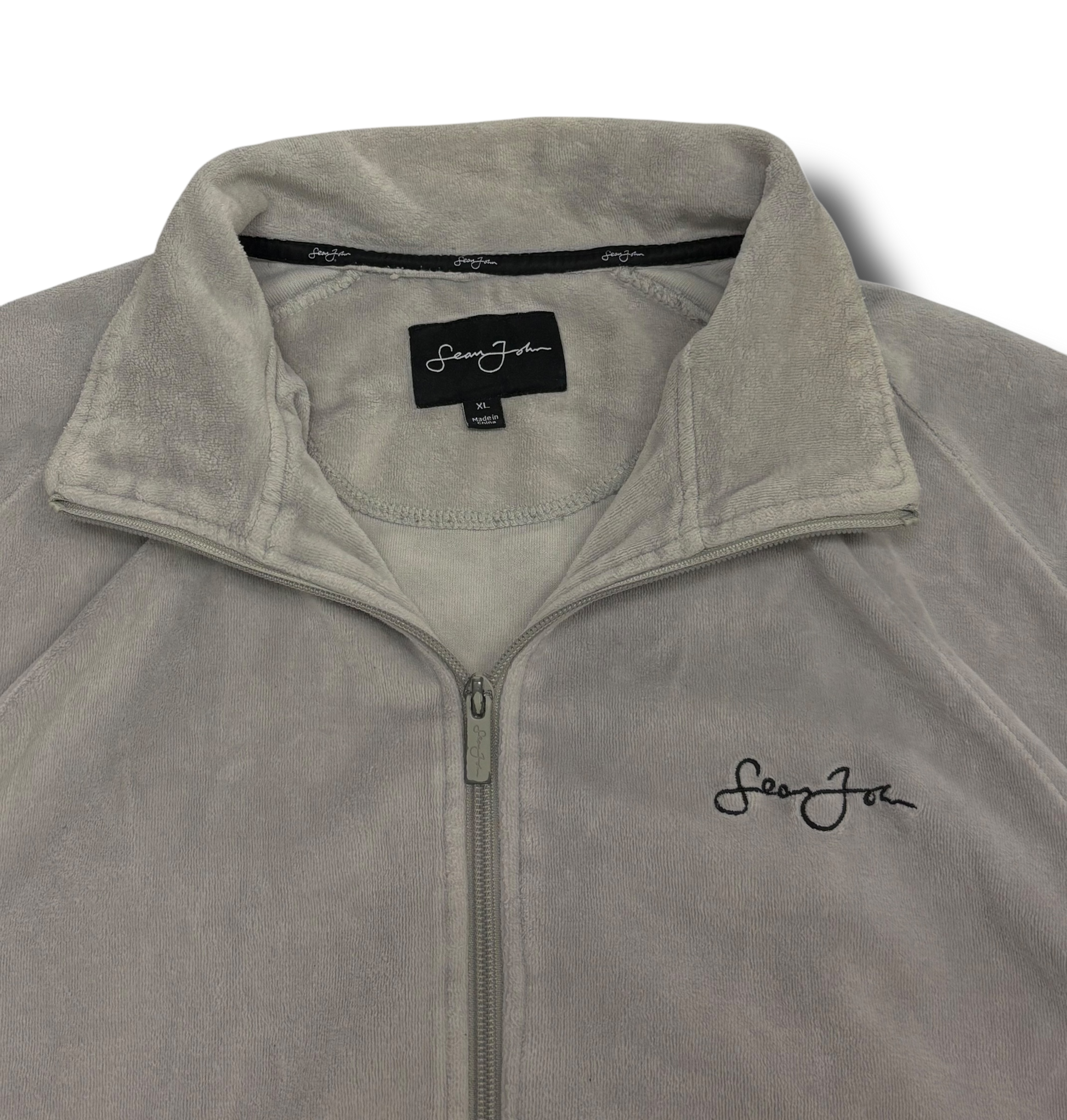 Vintage Sean John hip-hop baggy mikina na zip