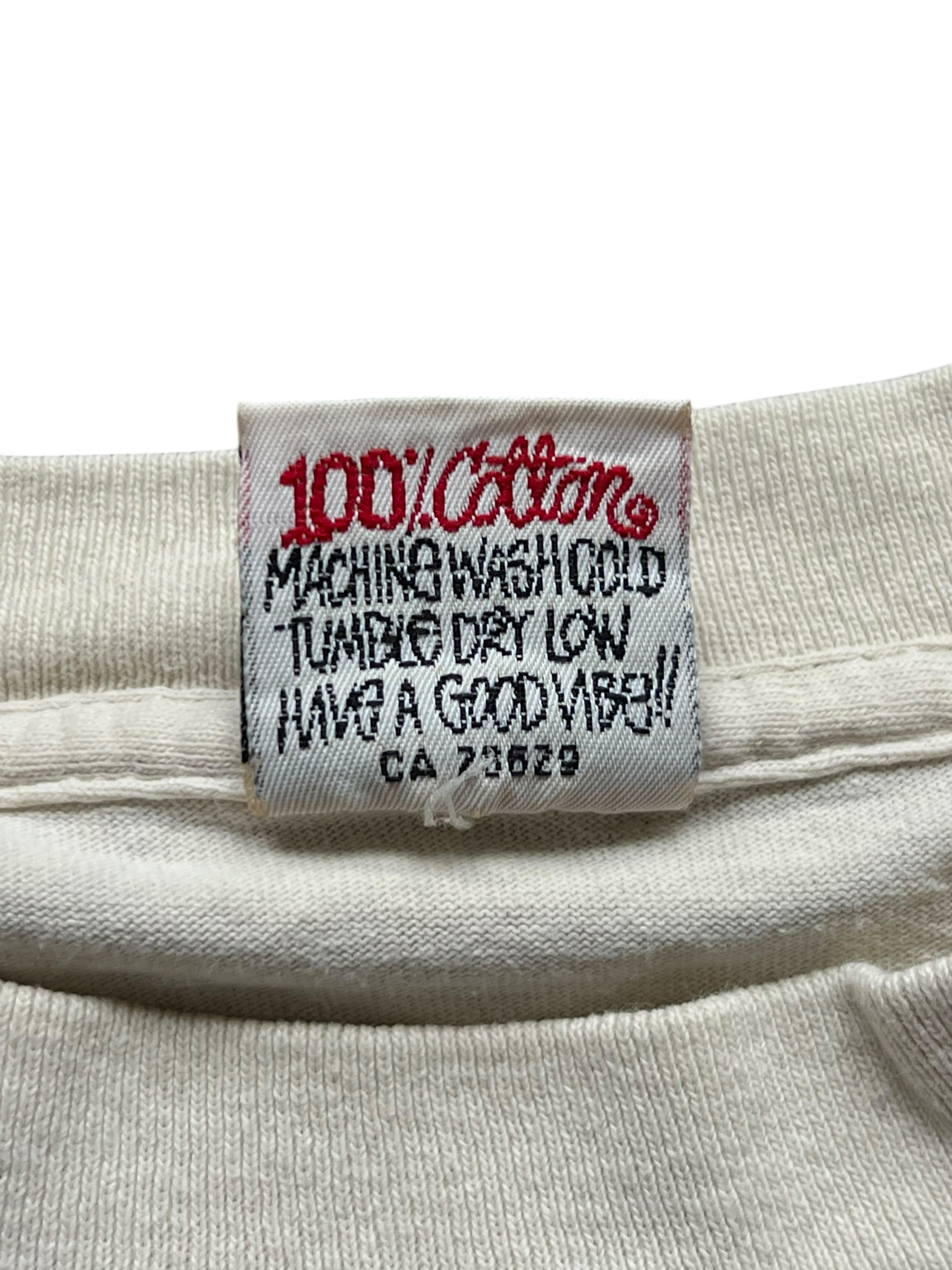 Vintage rare 90s single stiched made in USA graphic Stussy triko