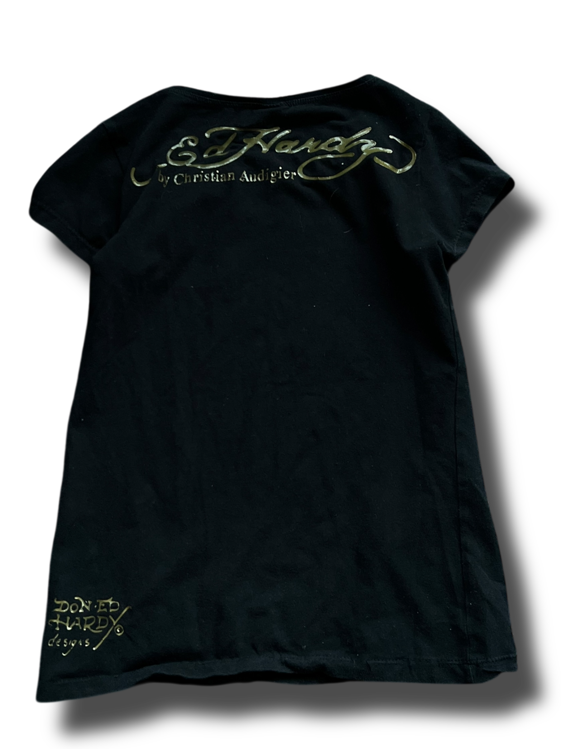 Vintage Y2k Ed Hardy graphic top