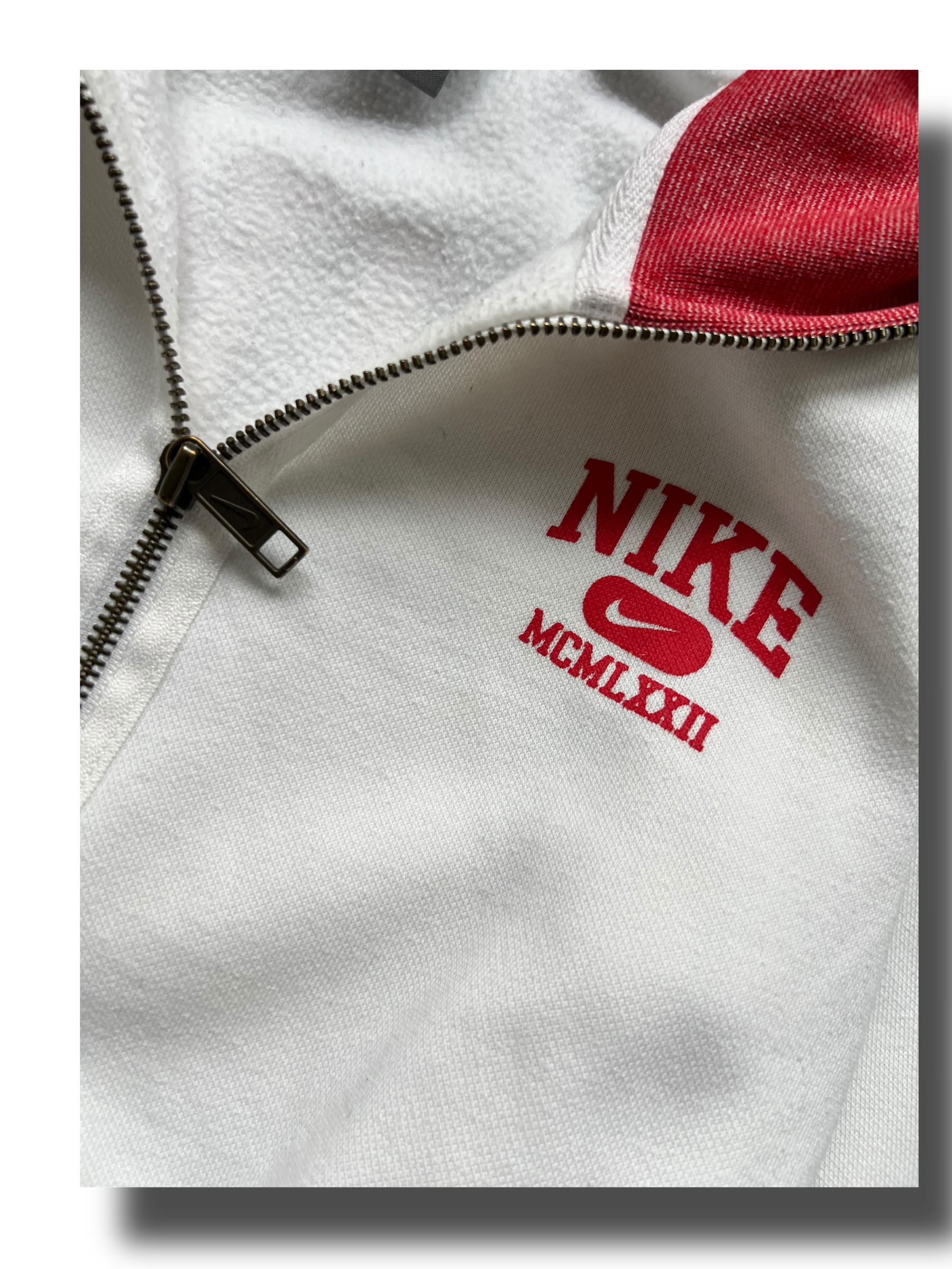 Vintage 2000s Y2k girly cropped Nike zipper