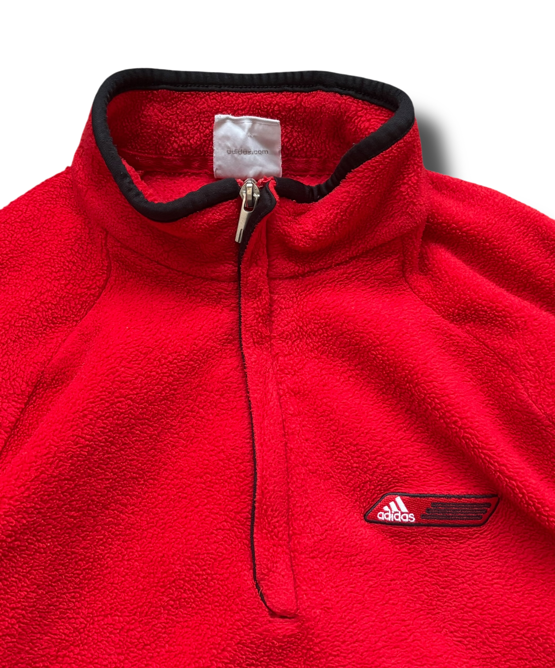 Vintage Adidas 2000s fleecová mikina na zip