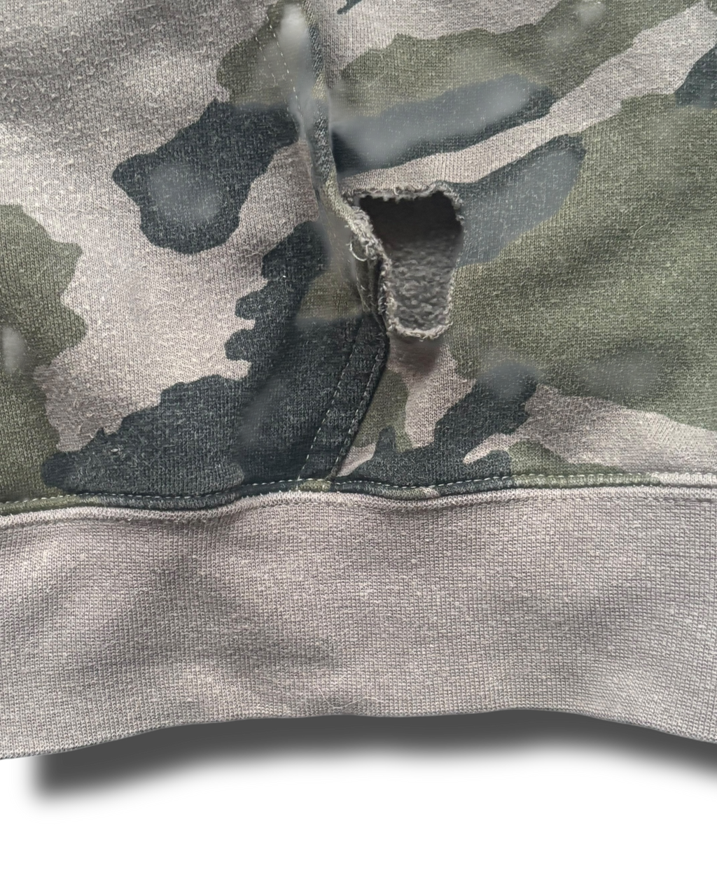 Vintage Y2K Fox racing camo mikina na zip