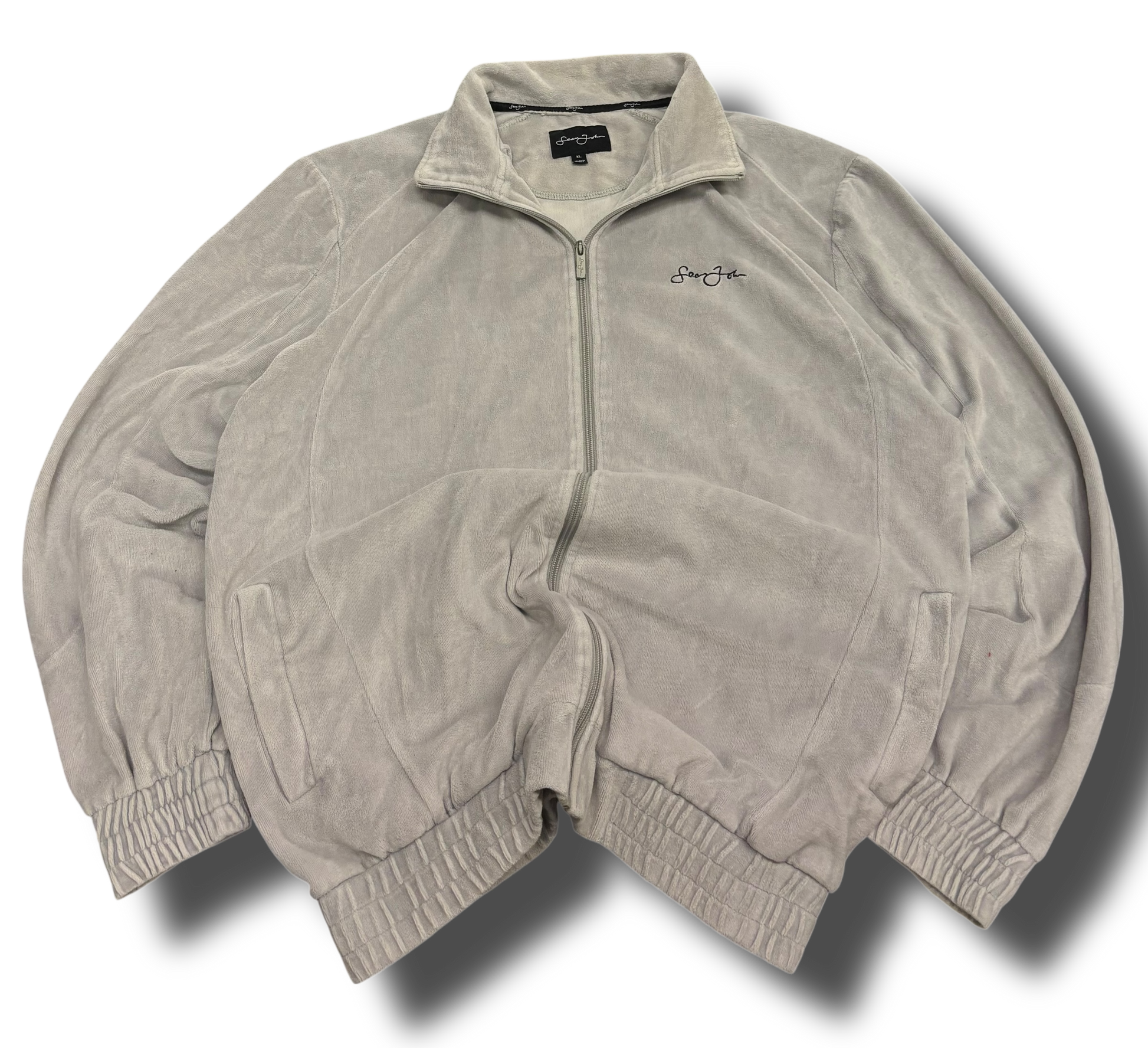 Vintage Sean John hip-hop baggy mikina na zip