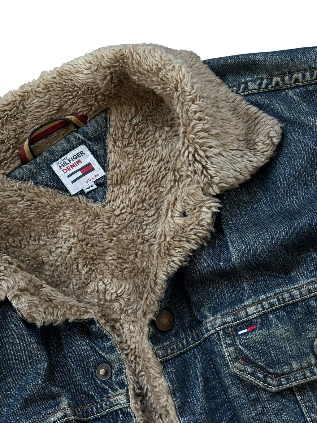 90s Tommy Hilfiger vintage džínová bunda
