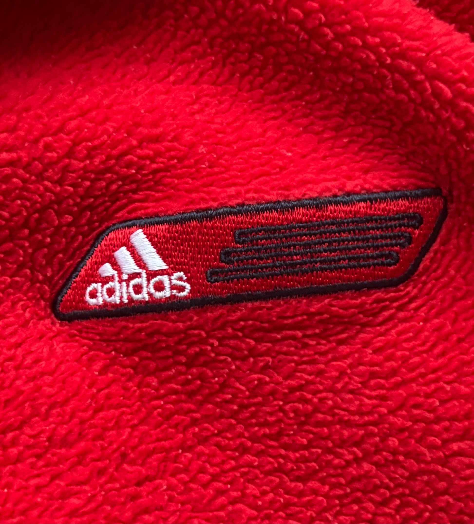 Vintage Adidas 2000s fleecová mikina na zip