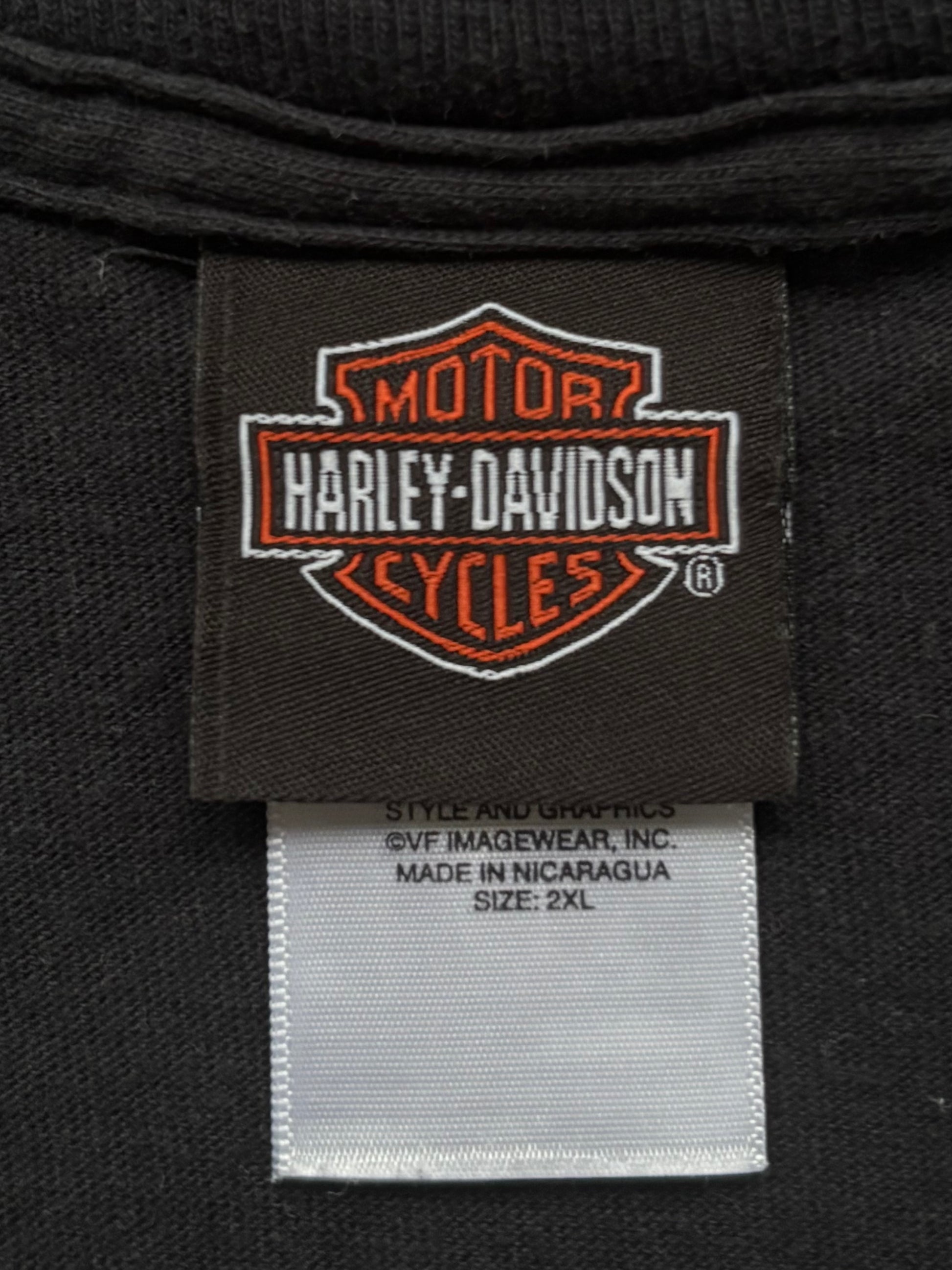 Vintage 2000s Harley Davidson baggy tričko