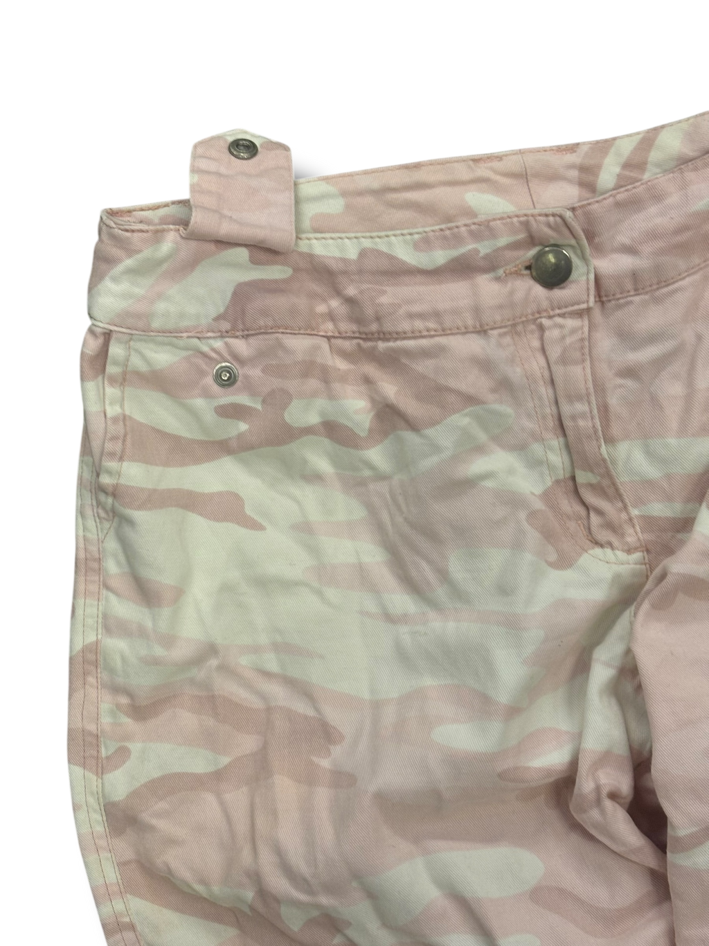 Vintage pink camo baggy maskáčové kalhoty dámské