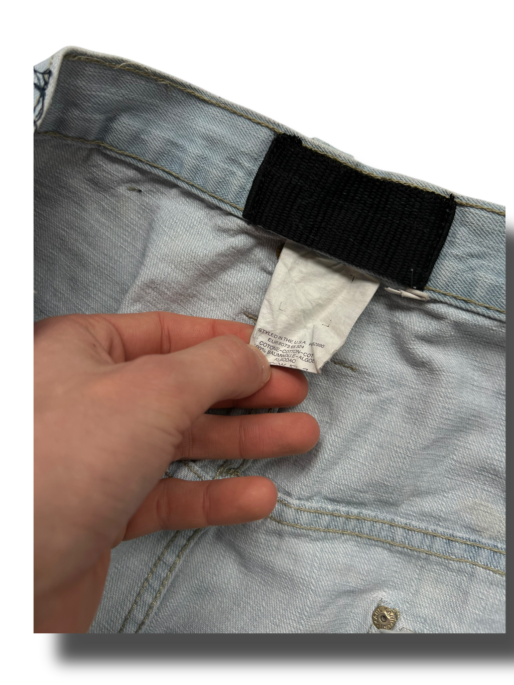 Vintage rare heavy washed Karl Kani jeans