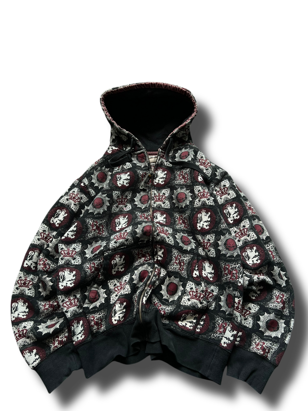 Vintage Big Budha zipper