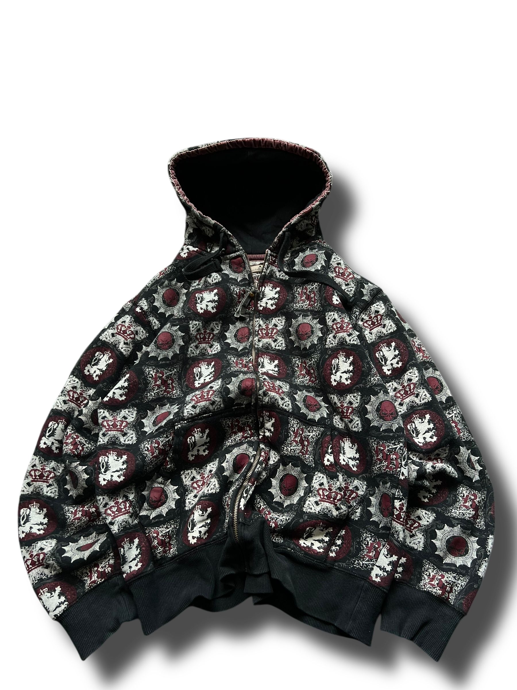 Vintage Big Budha zipper