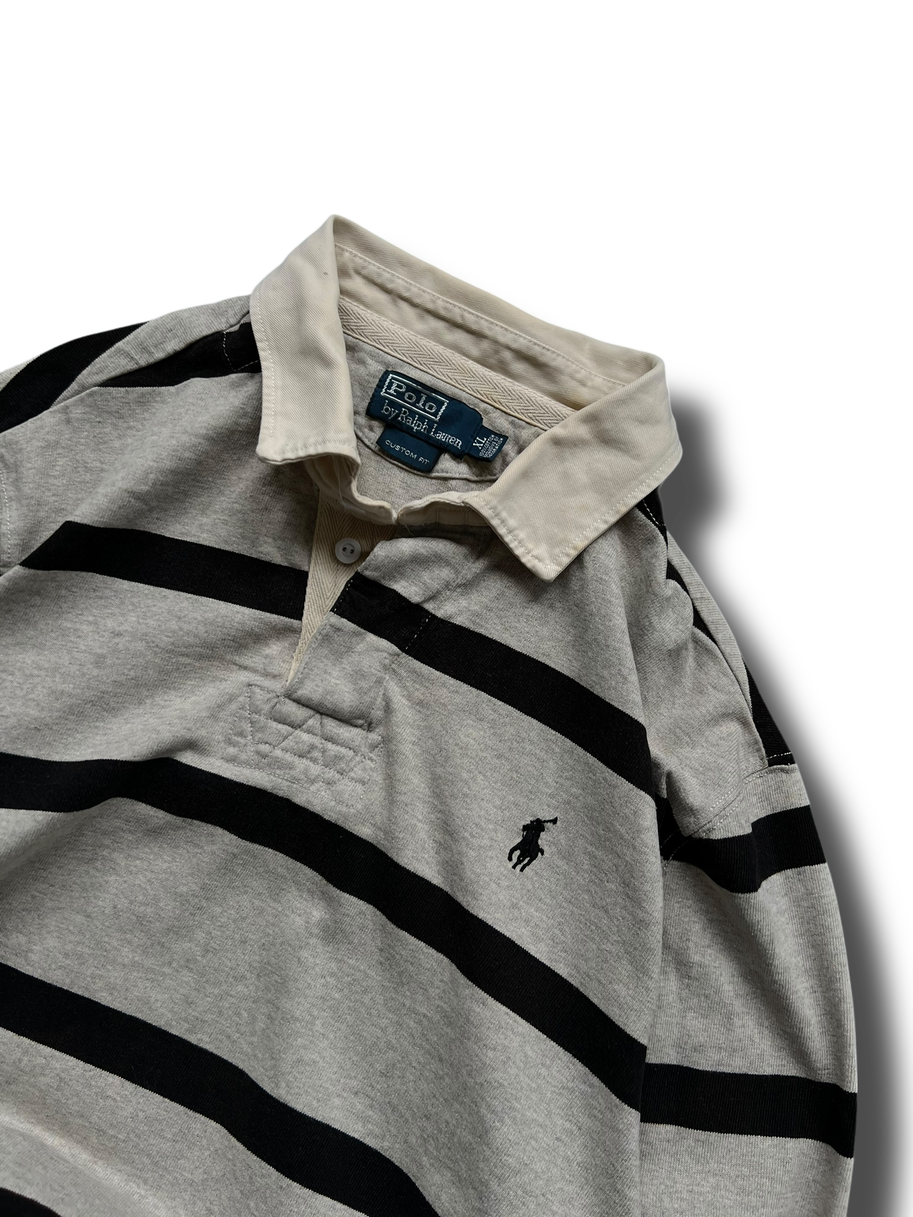 Vintage 90s heavy cotton Ralph Lauren polo longsleeve