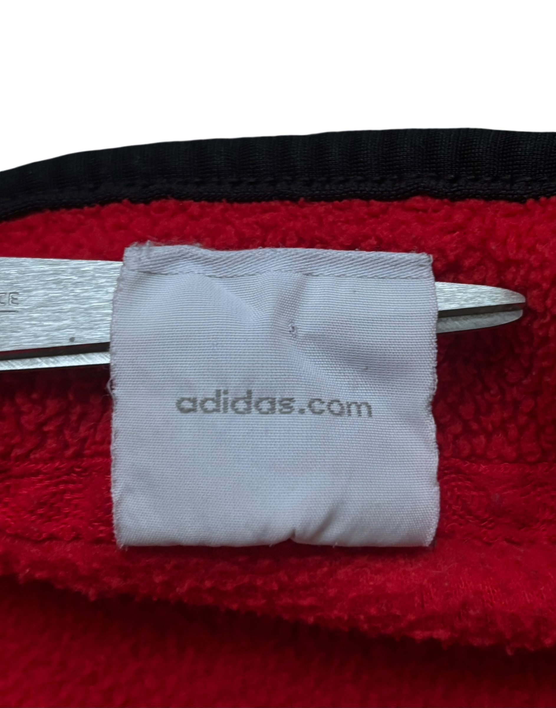 Vintage Adidas 2000s fleecová mikina na zip