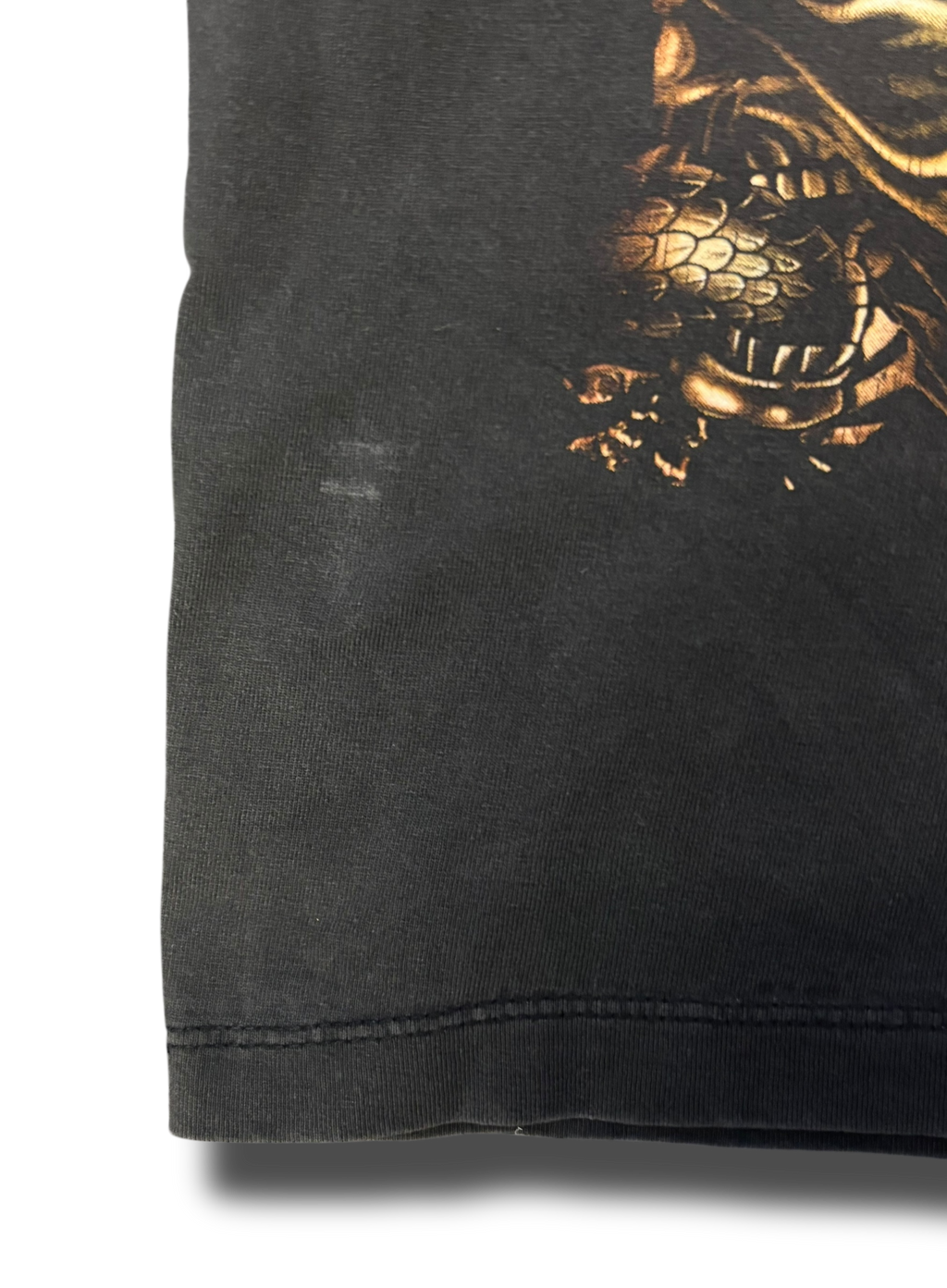 Vintage 2000s skull graphic tričko