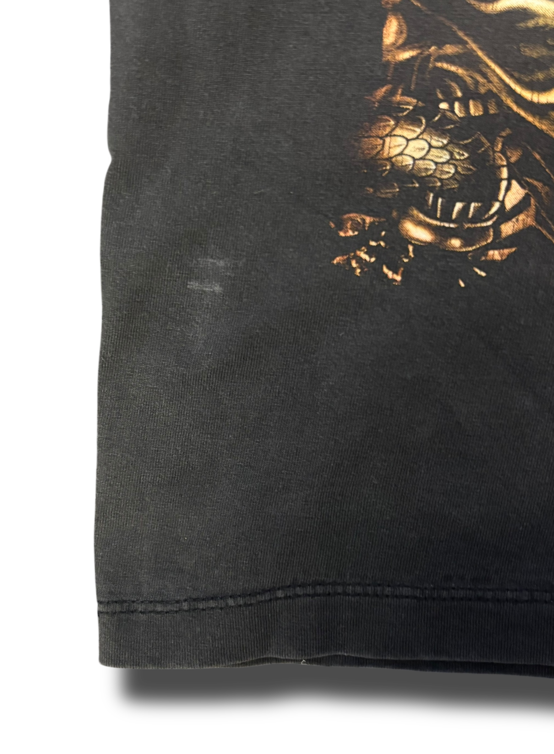 Vintage 2000s skull graphic tričko