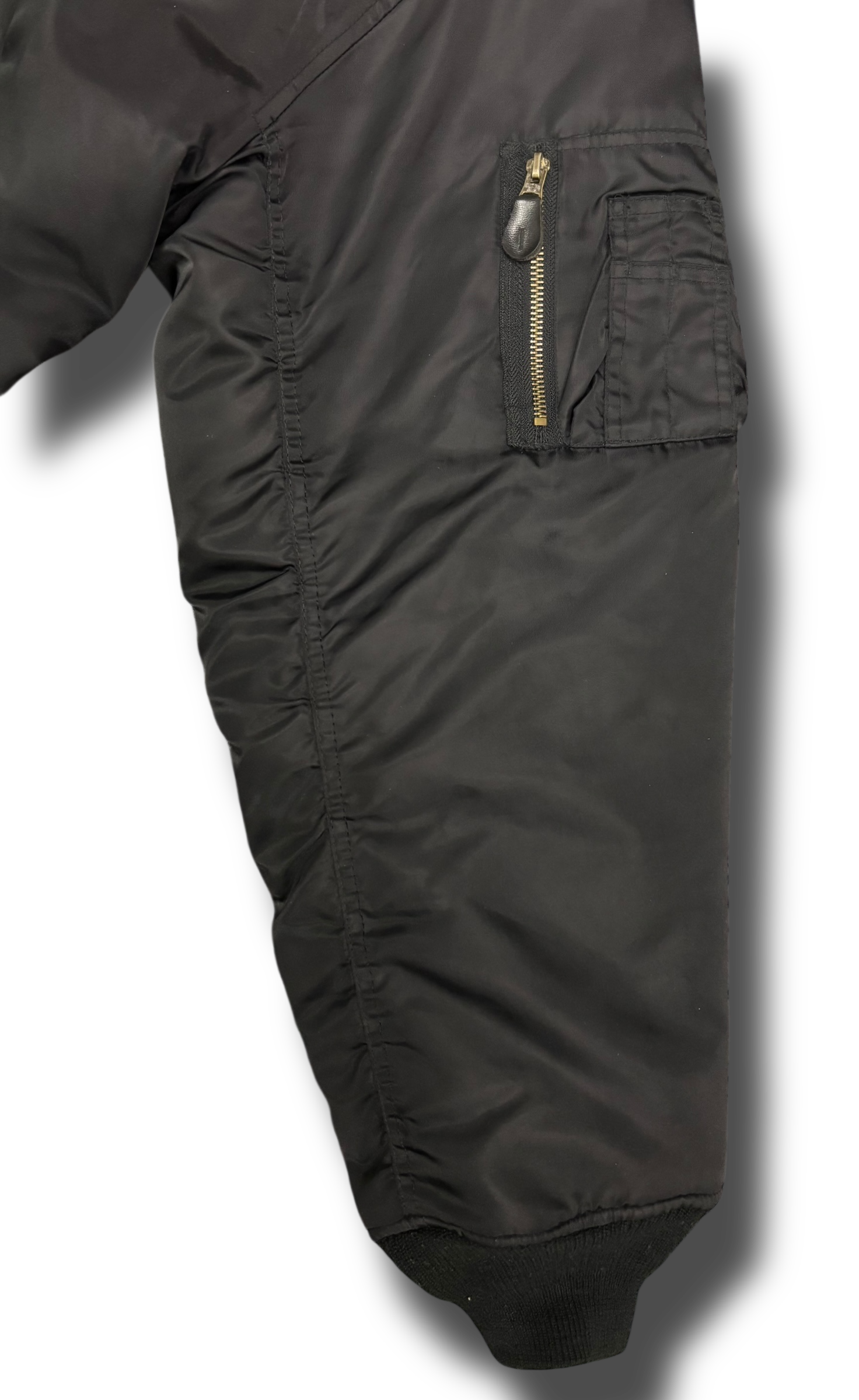 Vintage Delta army baggy bomber