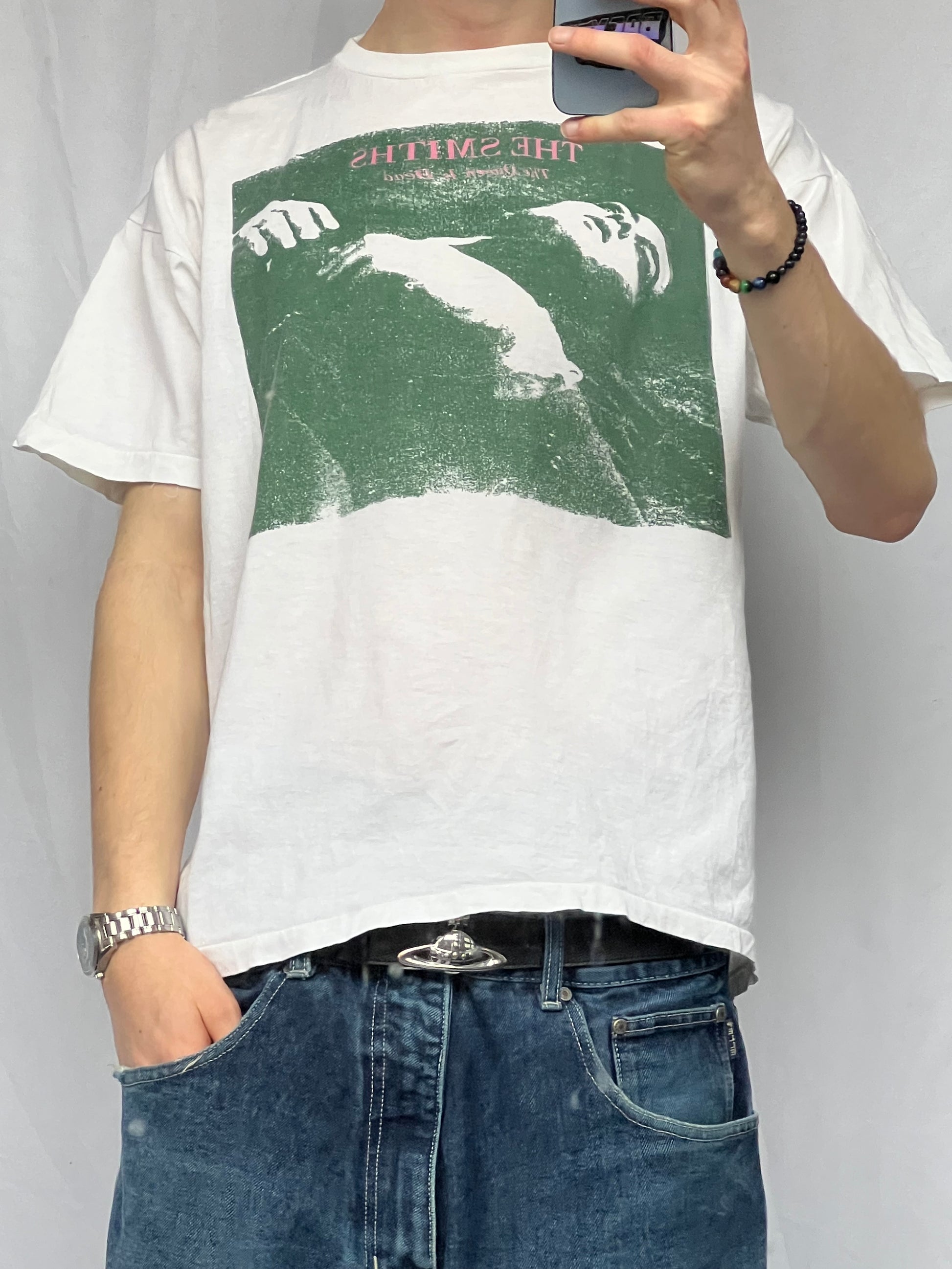 90s single stiched graphic The Smiths triko