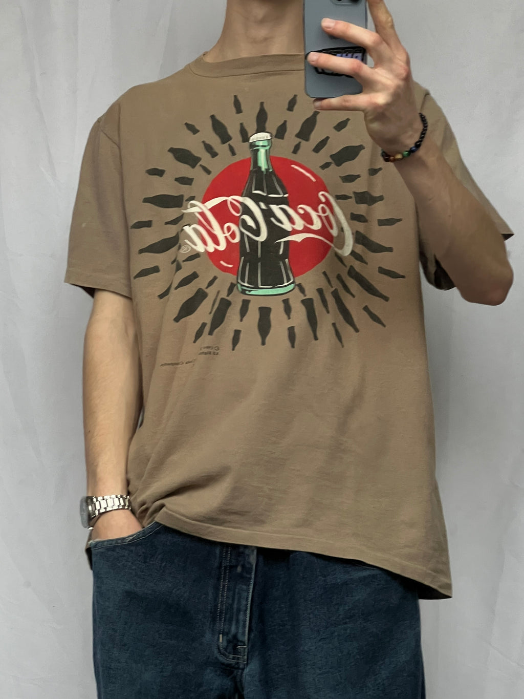 Vintage 1994 single stiched Coca Cola triko